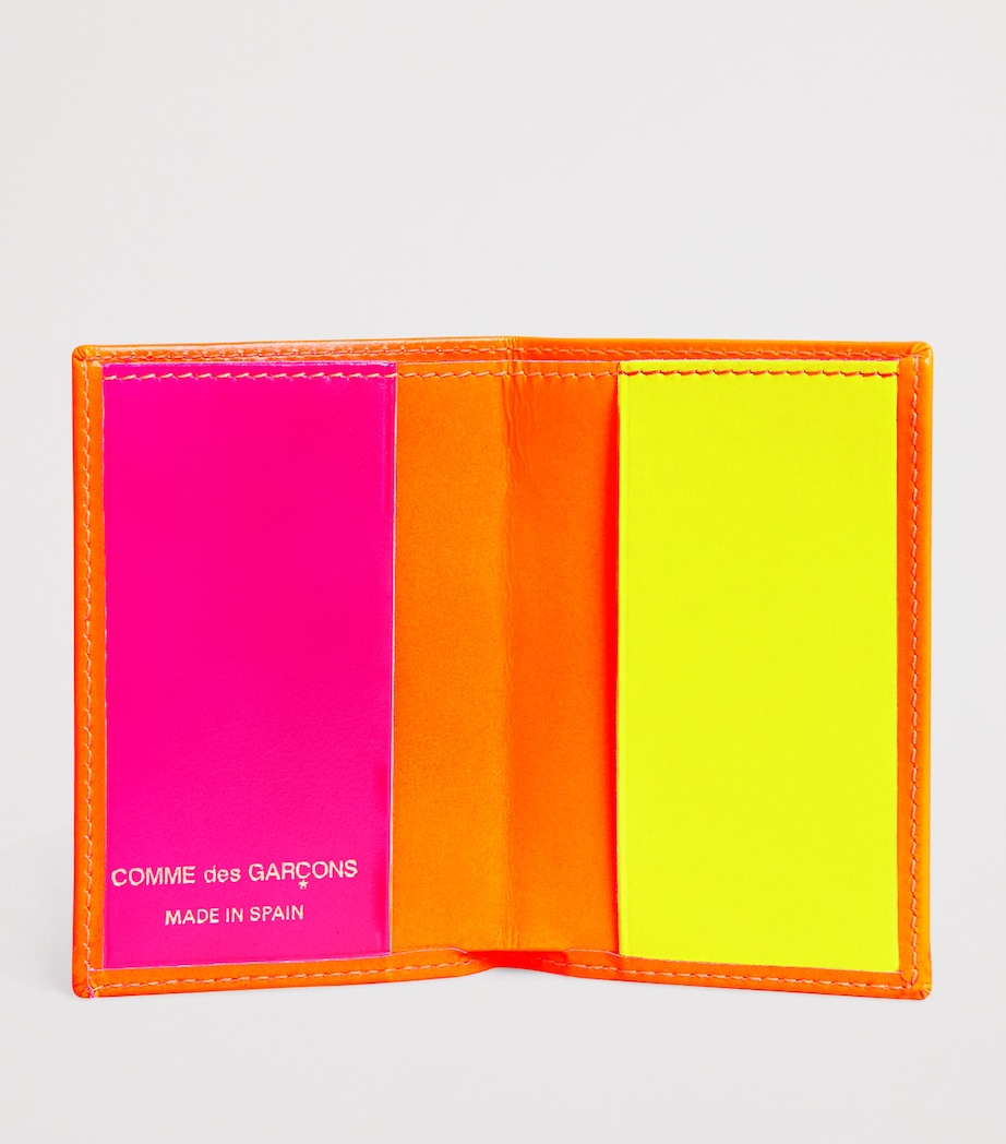 Leather Super Fluo Cardholder 1 - ORANGE Image 2