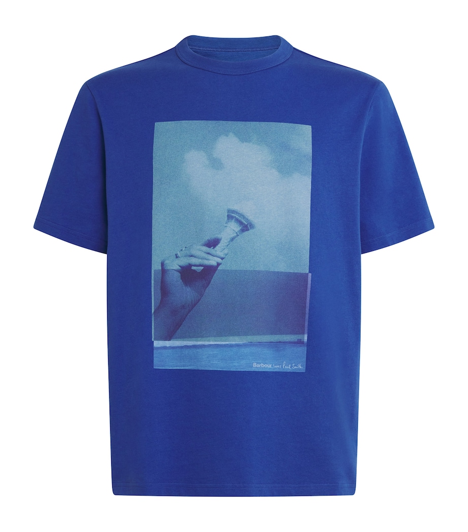 Barbour Mens x Paul Smith Ice Cream Scoop T-Shirt Image 1
