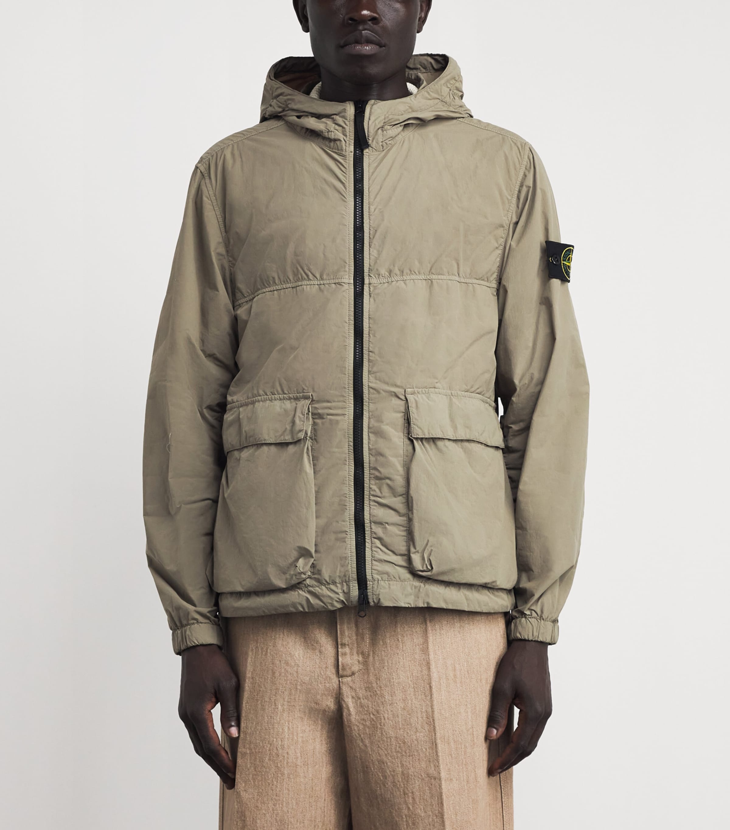 Stone Island Mens Short Hooded Parka Image 4