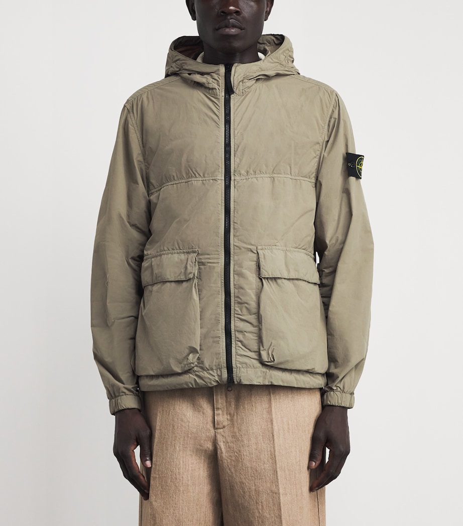 Stone Island Mens Short Hooded Parka Image 4
