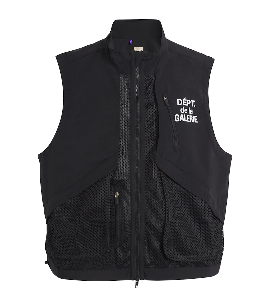 Everglades Mesh-Insert Vest BLACK Image 1