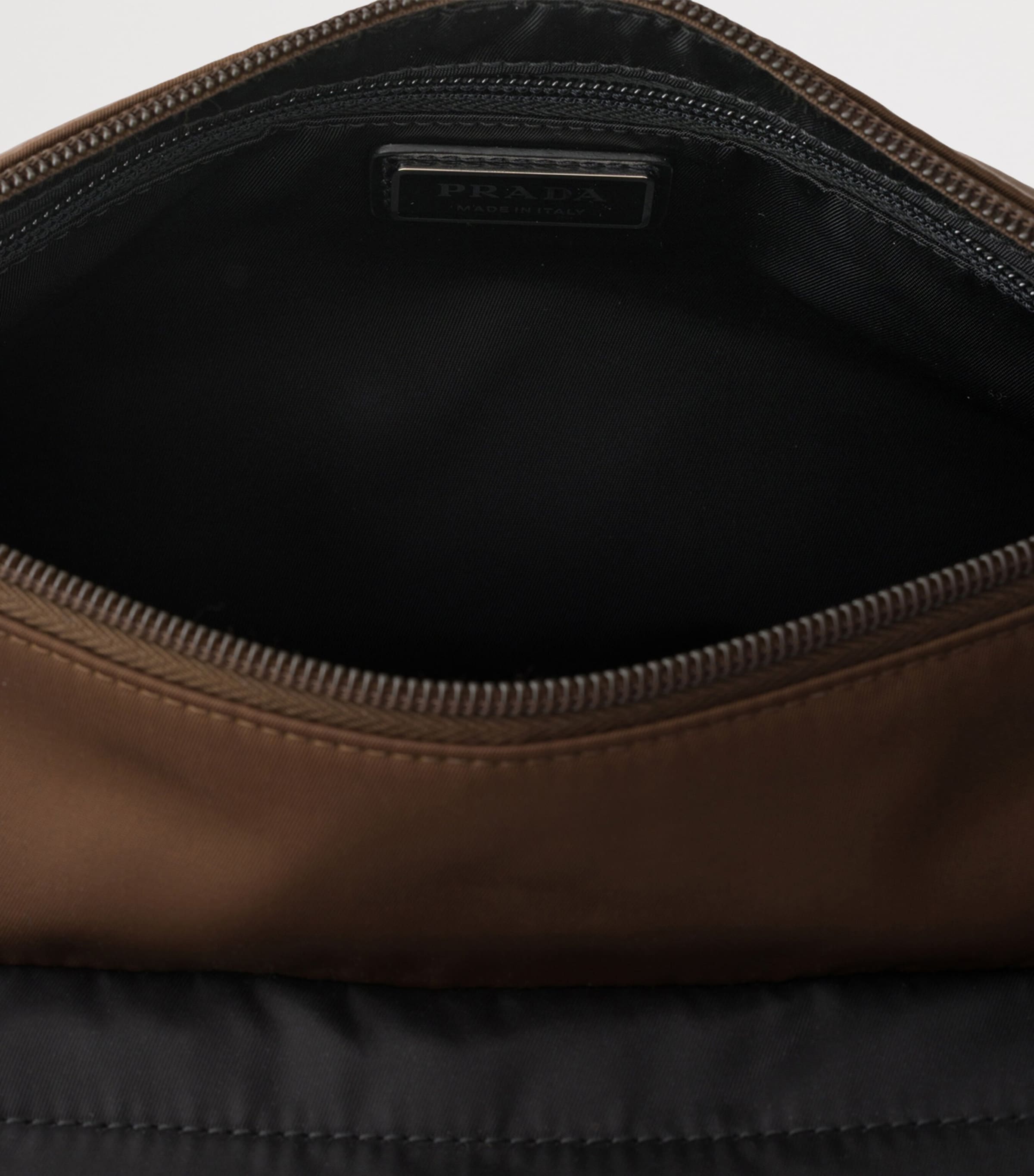 Prada Re-Nylon and Leather Shoulder Bag Image 4