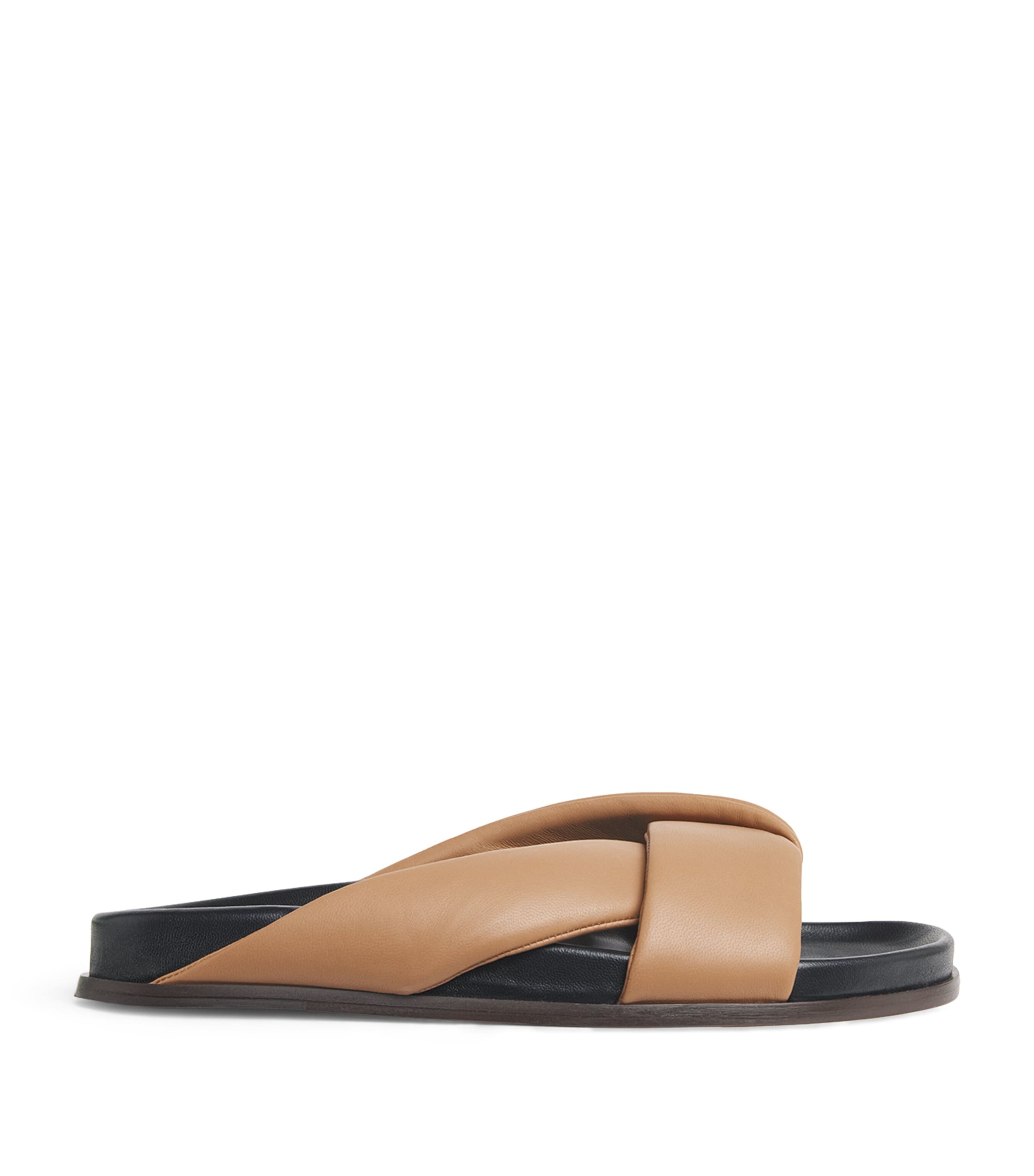 Emme Parsons Nappa Leather Folded Slides