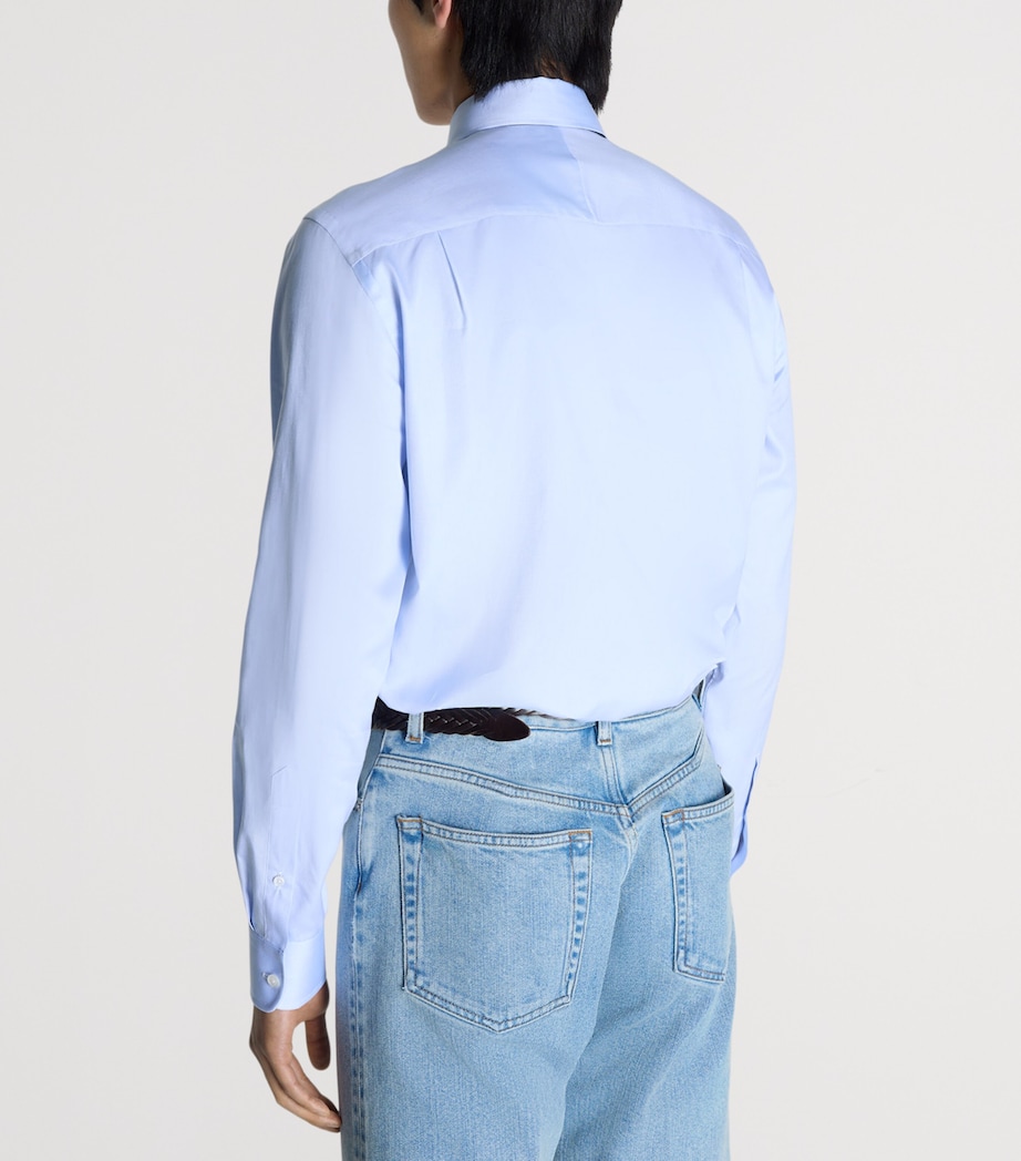 Dunhill Mens Giza Cotton Formal Shirt Image 4