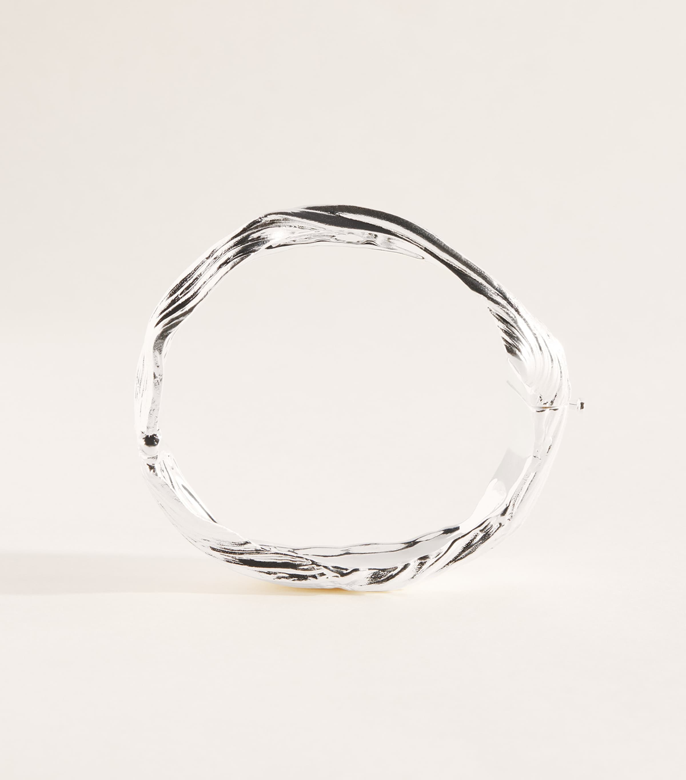 Completedworks Irregular Cuff Bracelet Silver Plated Image 3