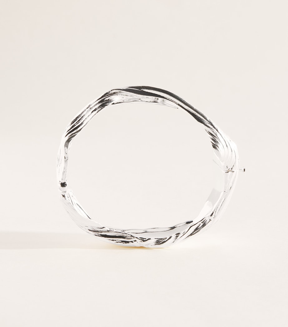 Completedworks Irregular Cuff Bracelet Silver Plated Image 3
