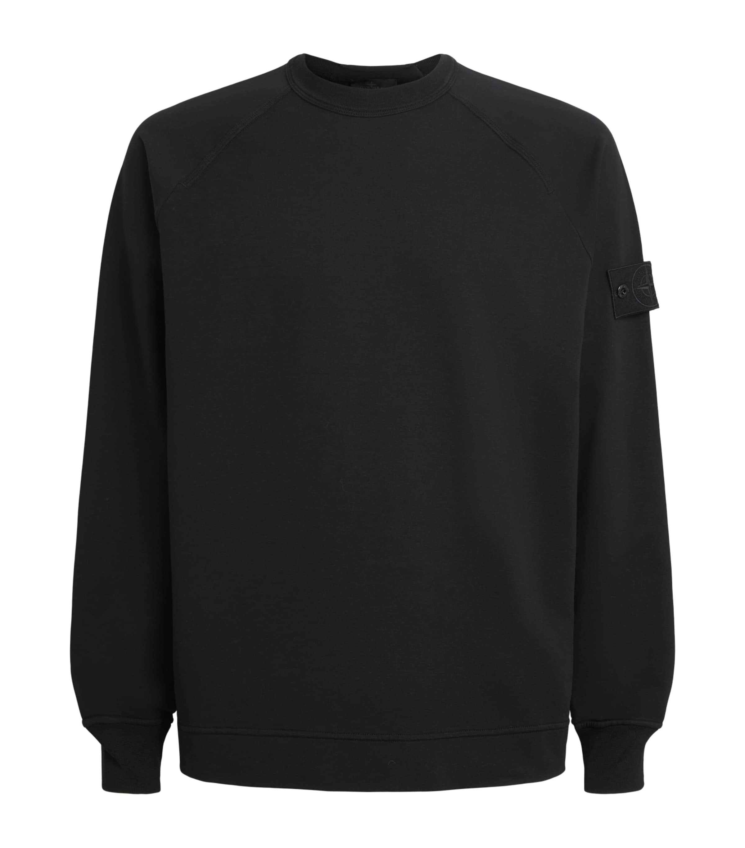 Stone Island Mens Cotton-Blend Ghost Sweatshirt Image 1
