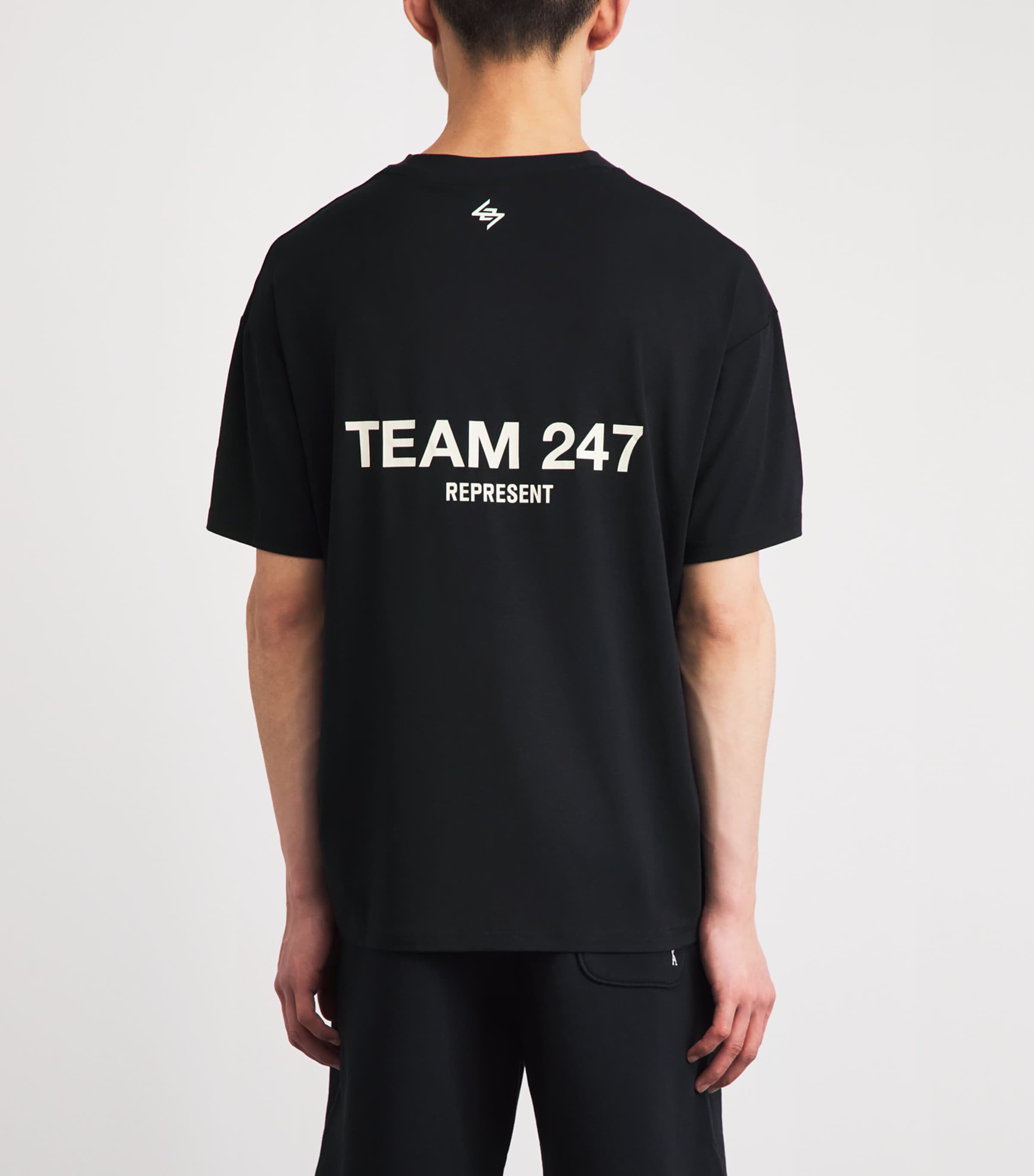Represent 247 Mens Team 247 T-Shirt Jet Black Image 5
