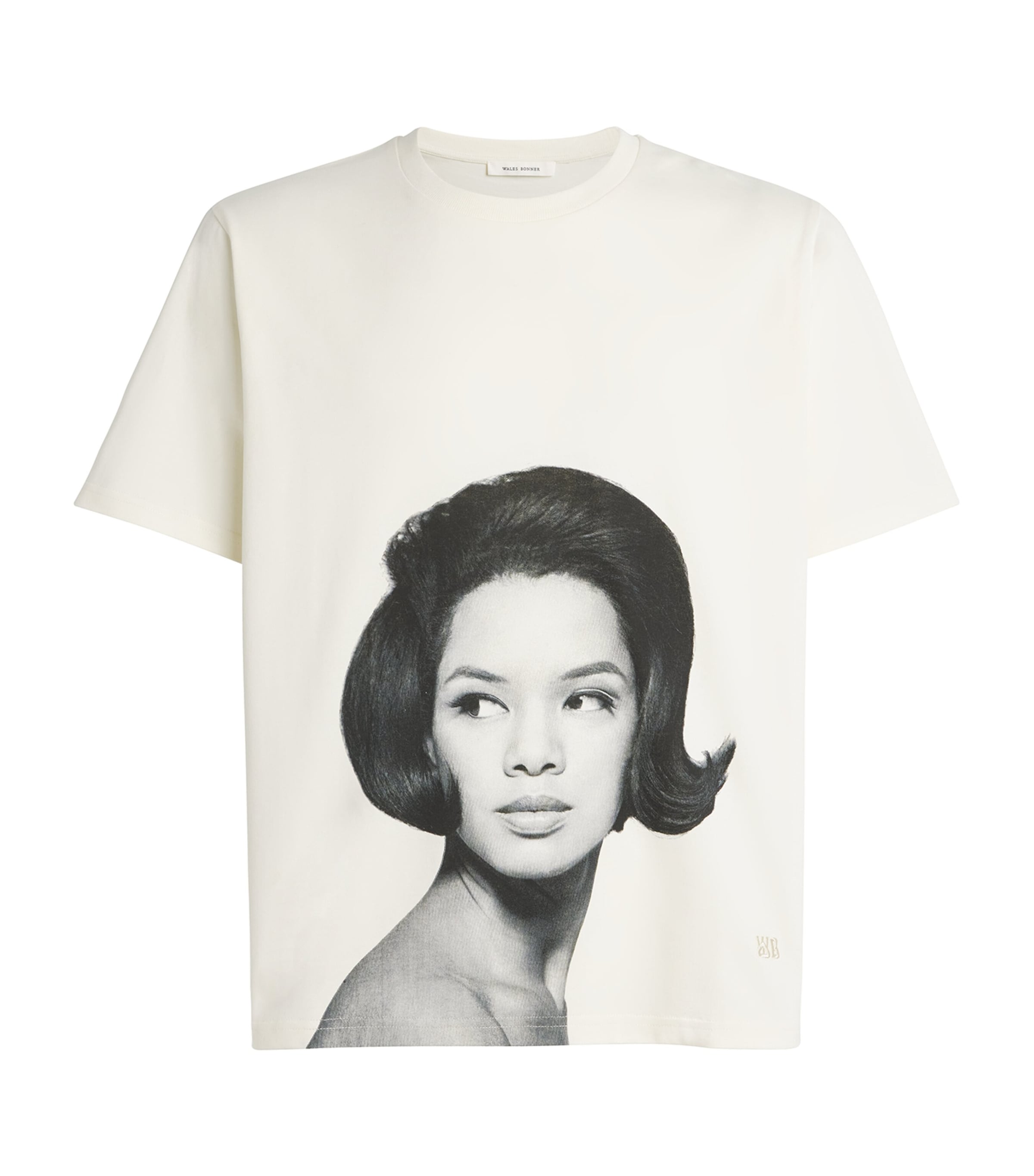 Wales Bonner Organic Cotton Selah T-shirt In White