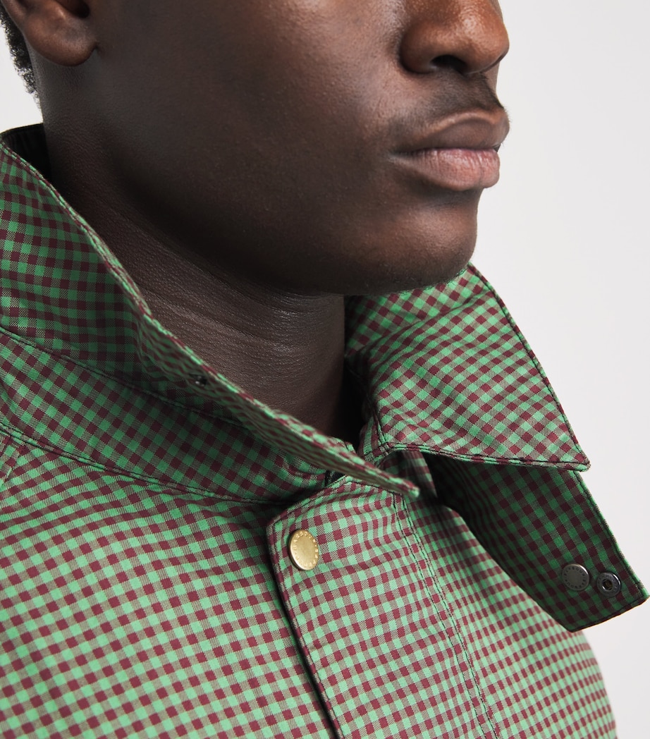 Barbour Mens x Paul Smith Check Transport Casual Jacket Image 3