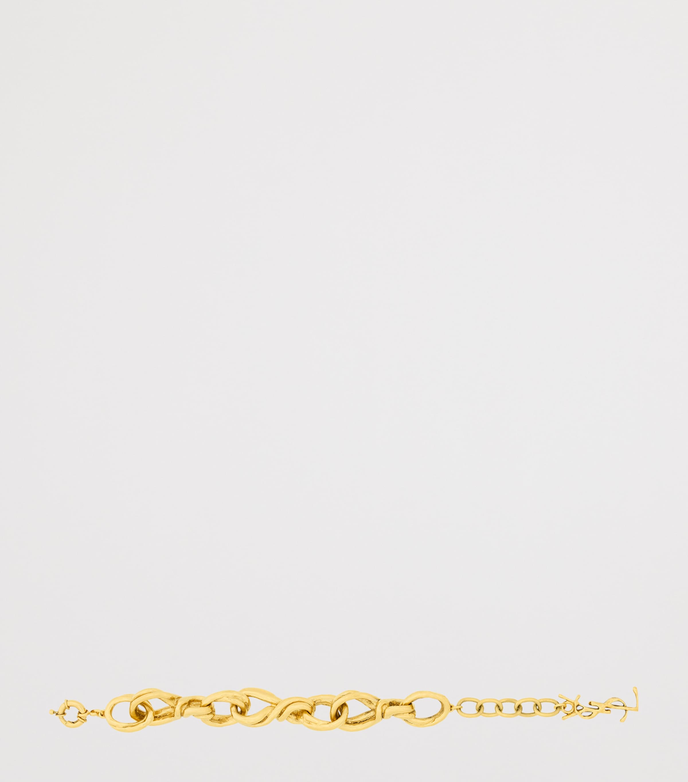 Saint Laurent Twisted Knit Chain Bracelet Image 2