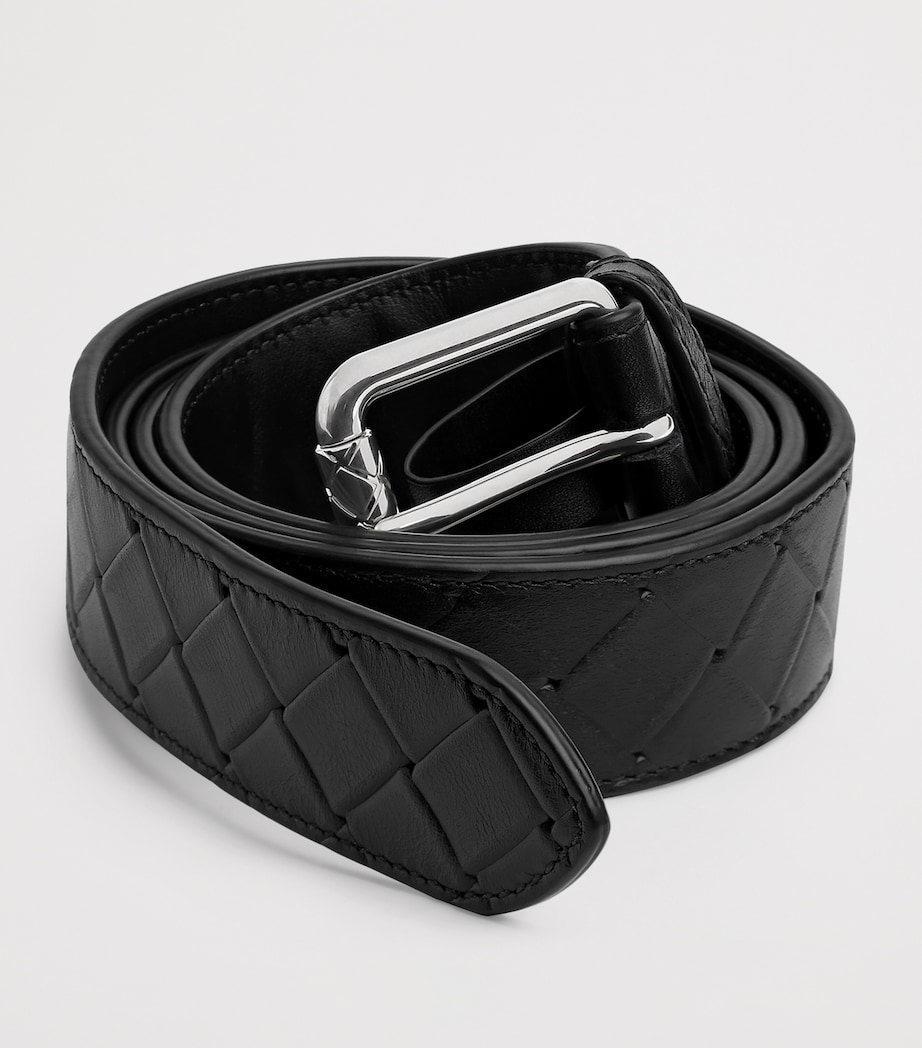 Intrecciato Leather Stamp Belt 8803 Image 3