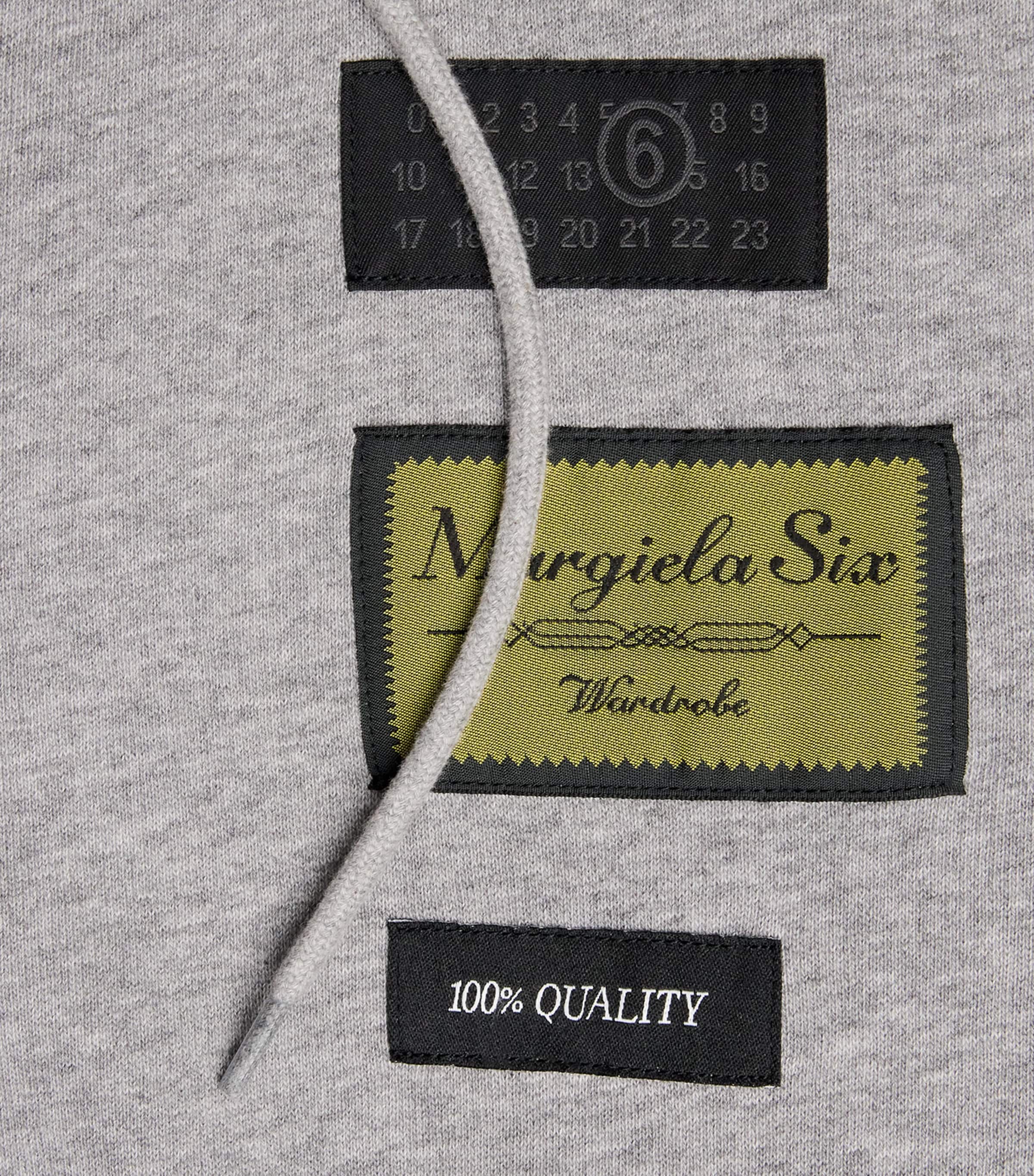 Cotton Appliqué Hoodie 853M Image 5