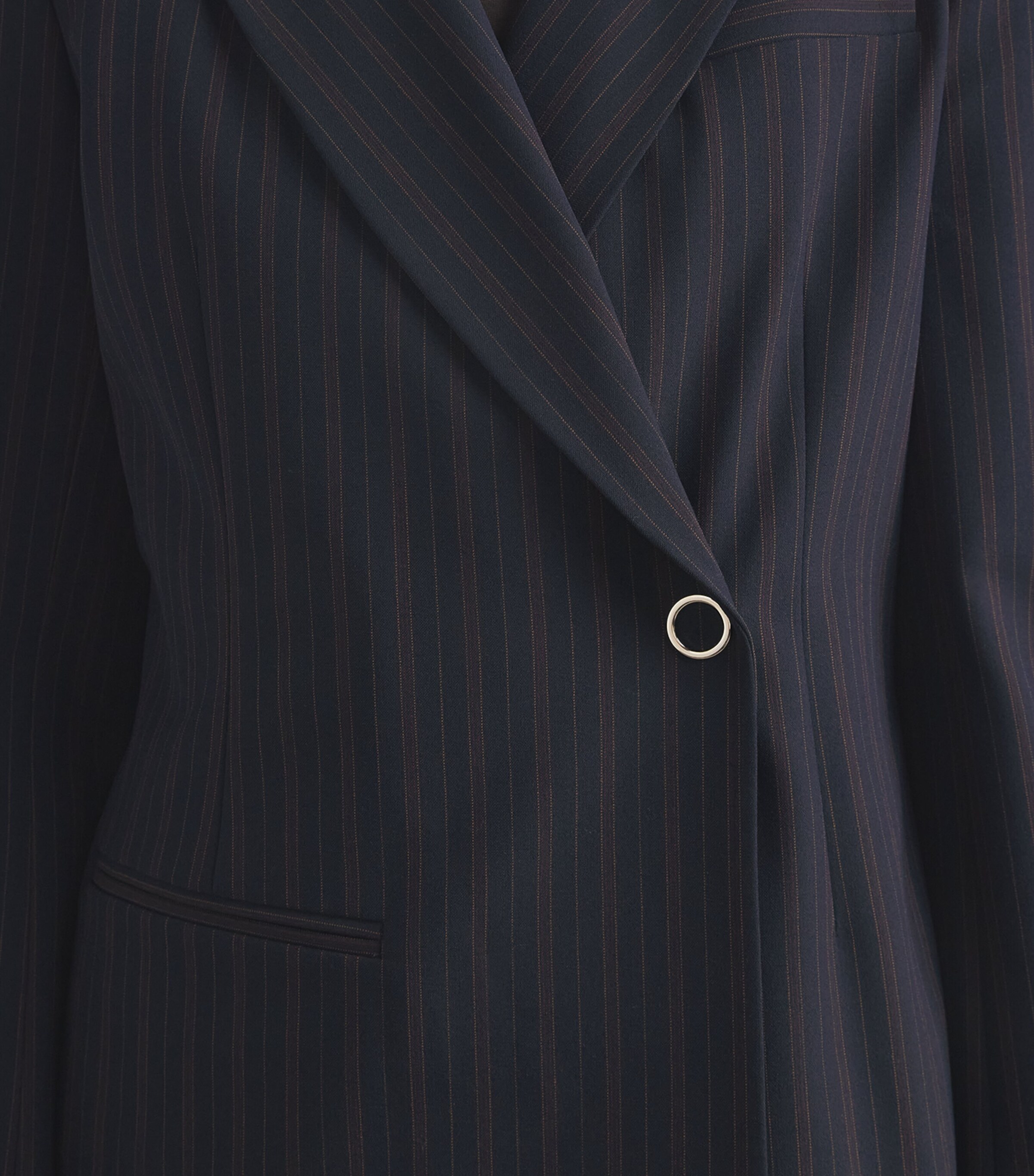 Claudie Pierlot Womens Stripe Blazer Multicolored Image 3
