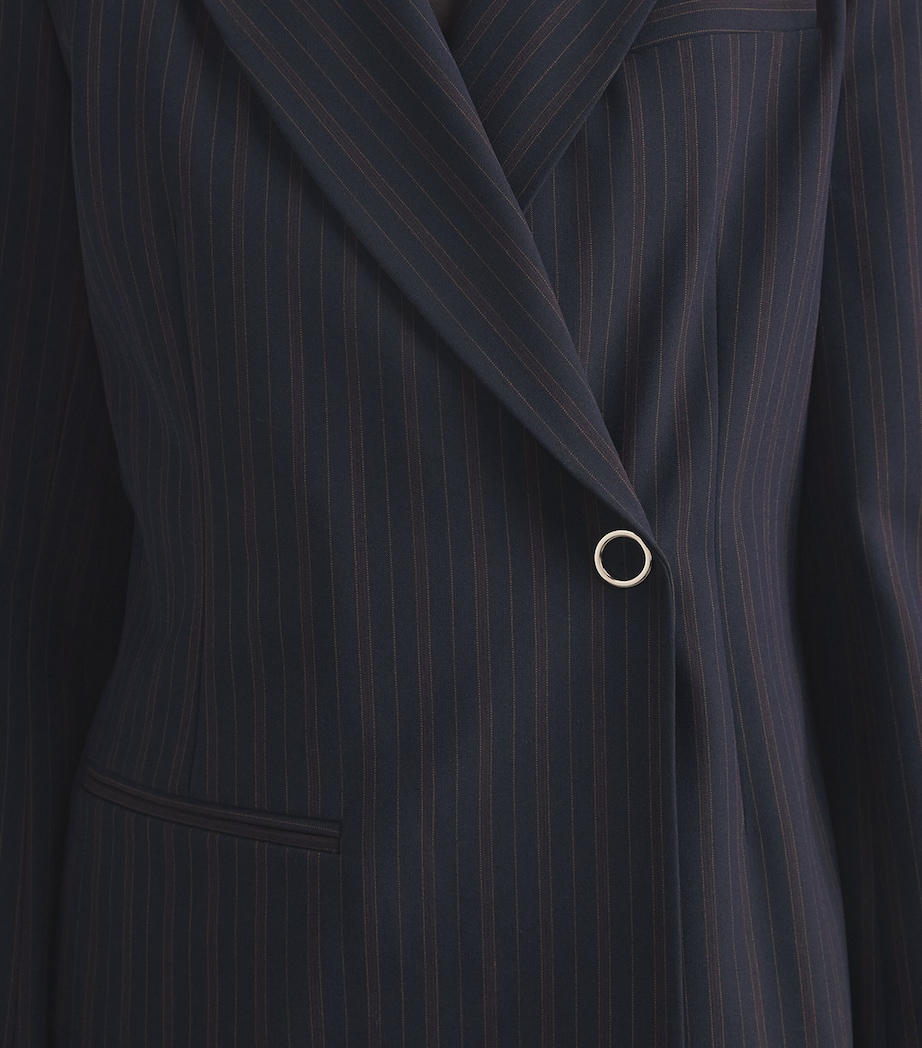 Claudie Pierlot Womens Stripe Blazer Multicolored Image 3