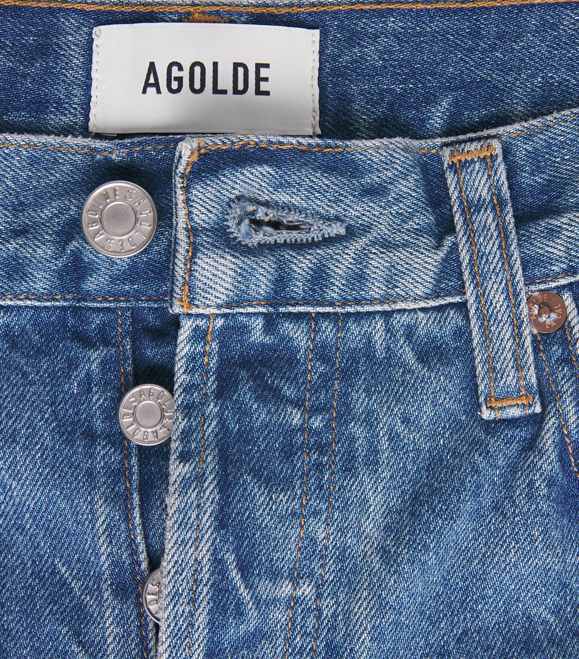 AGOLDE Womens 90’s Pinch Waist Cropped Jeans Circ Image 6
