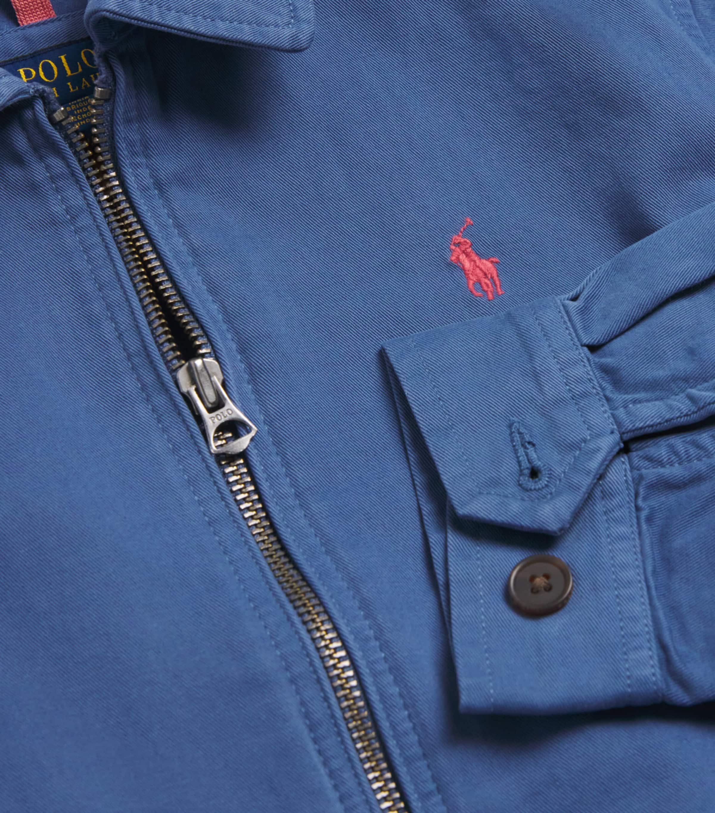 Ralph Lauren Kids Cotton Jacket (6-12 Years) Old Royal Image 3