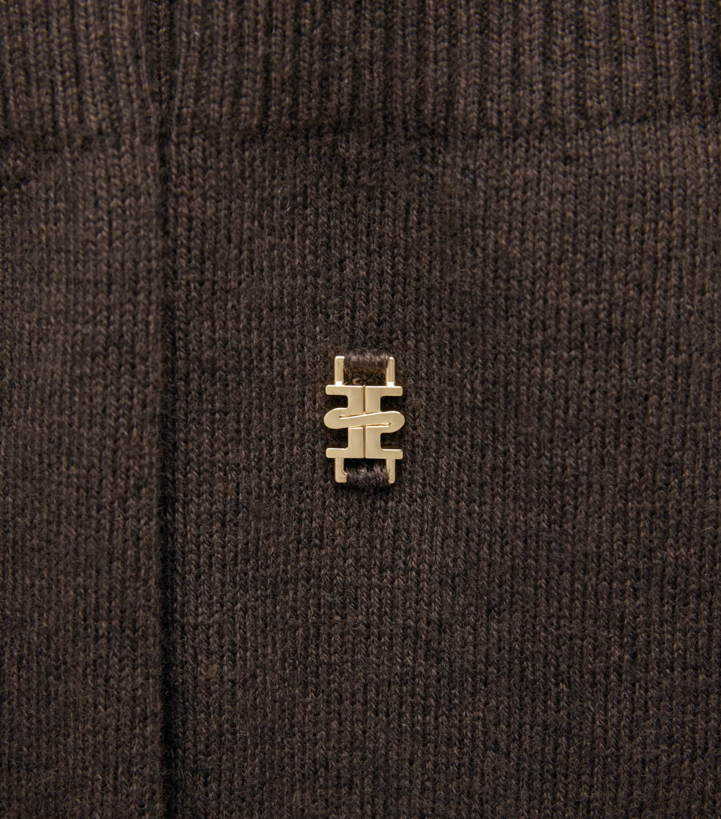 ÉTERNE Womens Cotton-Cashmere Brock Sweater Mushroom Image 6