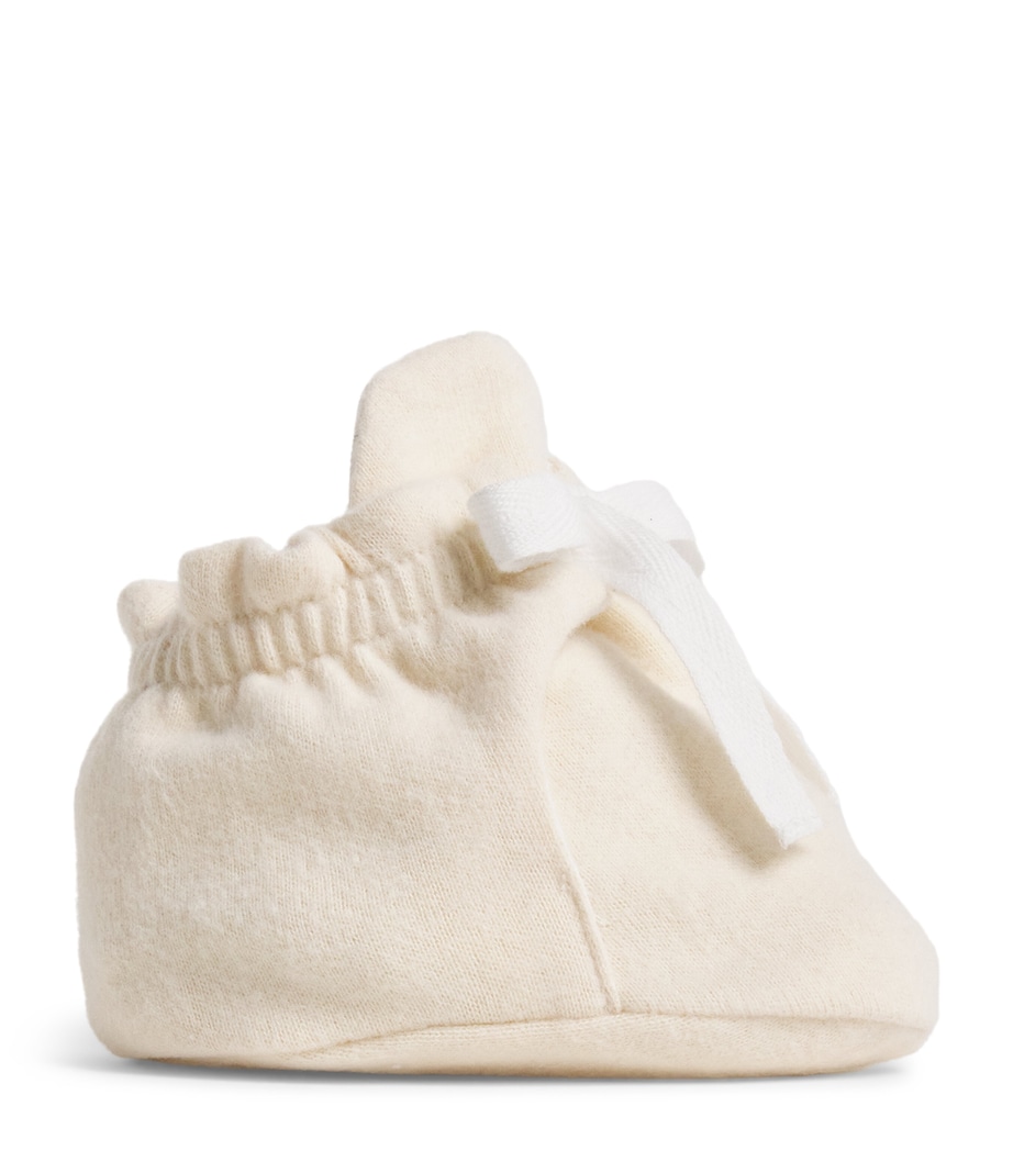 Organic Cotton Booties U1028TAPIOCA Image 1