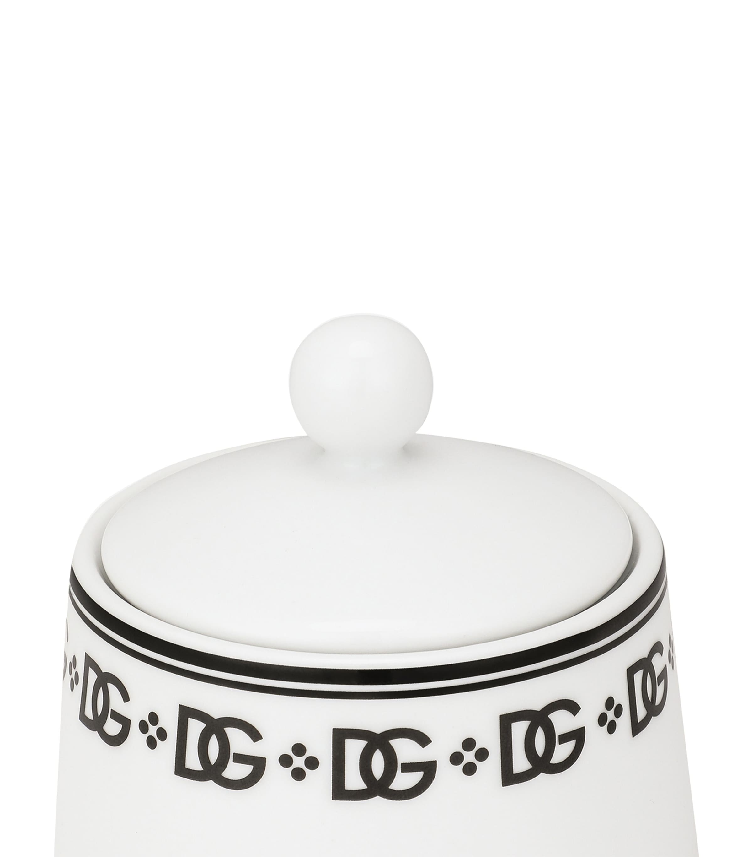 Porcelain DG Logo Sugar Bowl U0082-DG LOGO BORDO Image 2