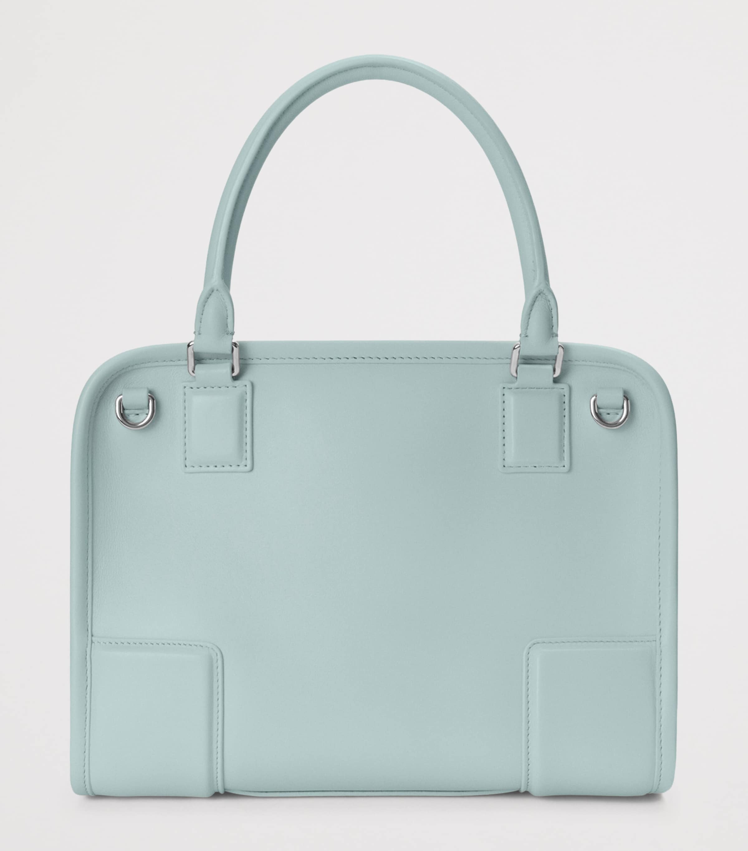 LOEWE Small Leather Amazona 180 Top-Handle Bag Mineral Mist Image 6