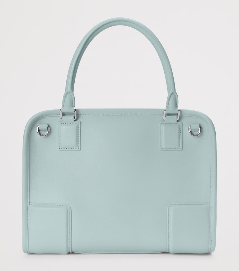 LOEWE Small Leather Amazona 180 Top-Handle Bag Mineral Mist Image 6
