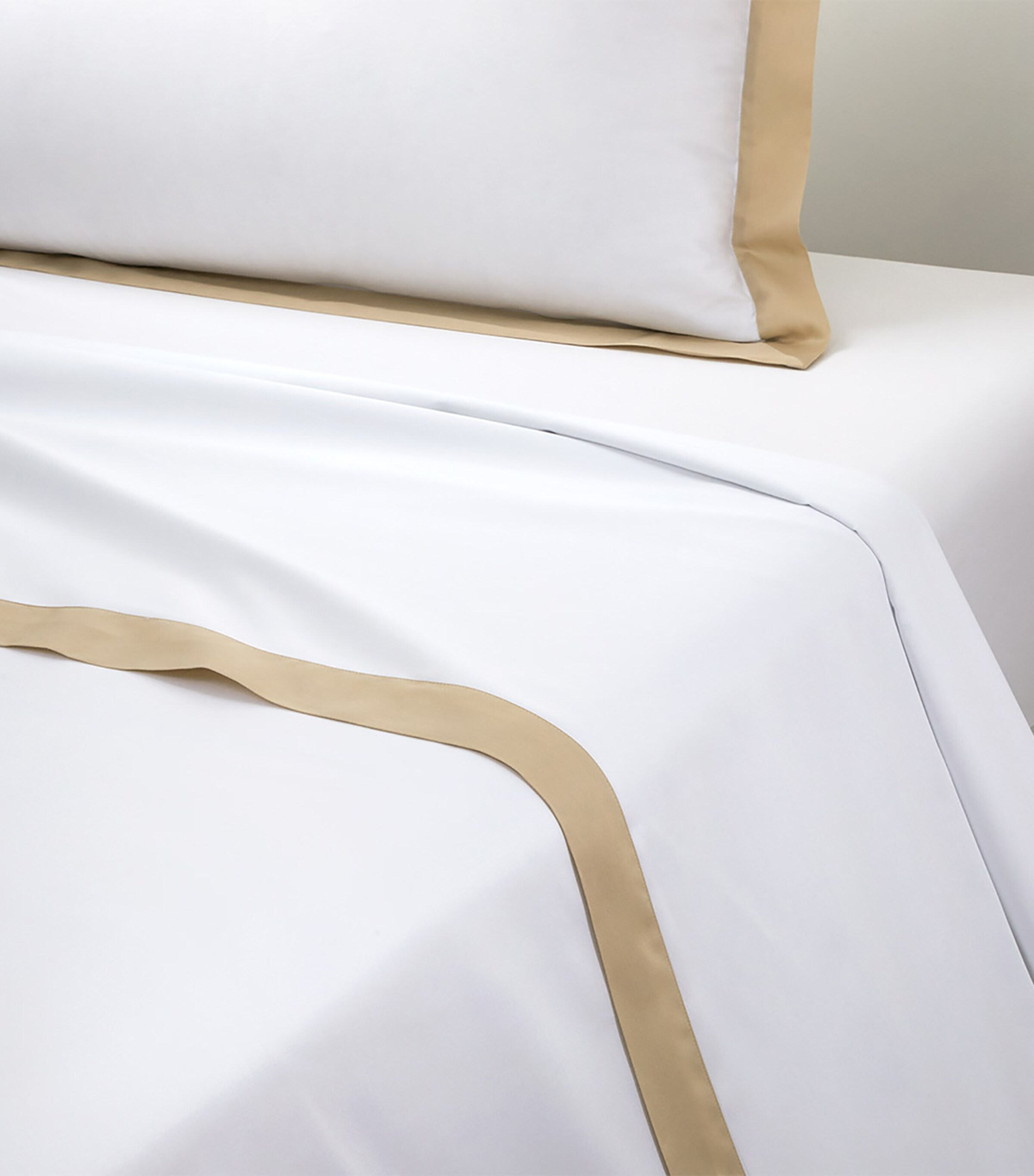 Yves Delorme Linea Dune Double Flat Sheet (240cm x 295cm) Dune Image 2