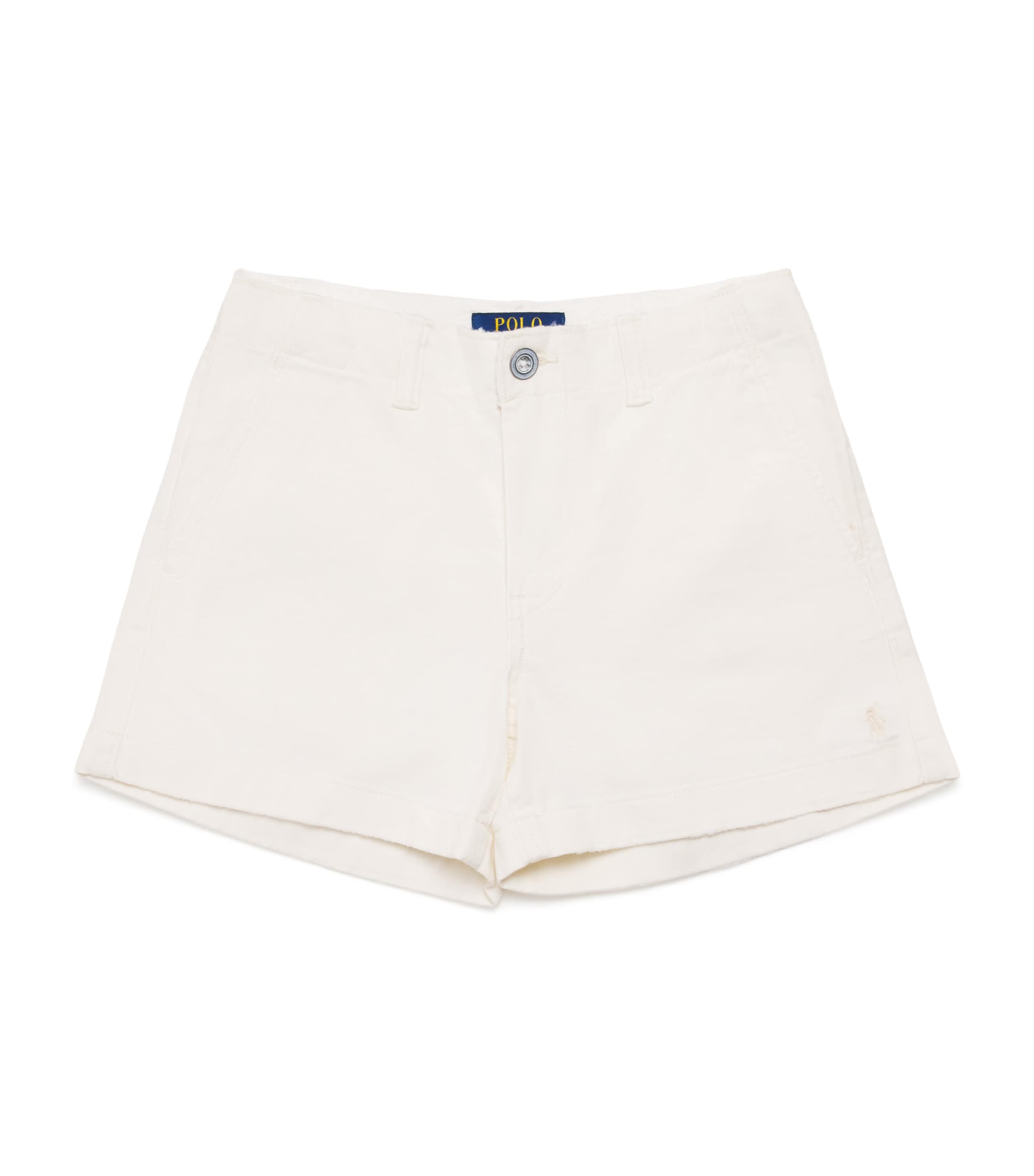 Cotton Chino Shorts (7-16 Years) WHITE Image 1