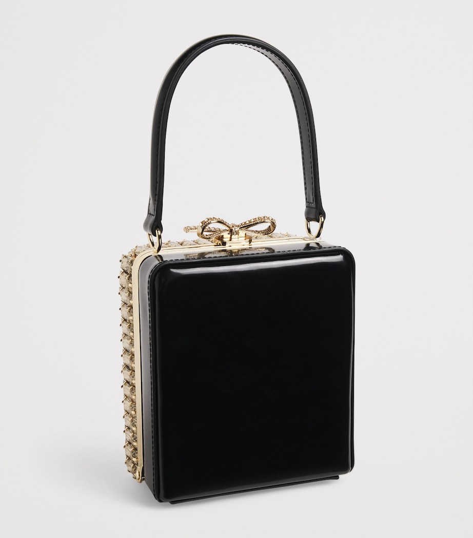 Mini Crystal-Embellished Top-Handle Bag GOLD Image 3