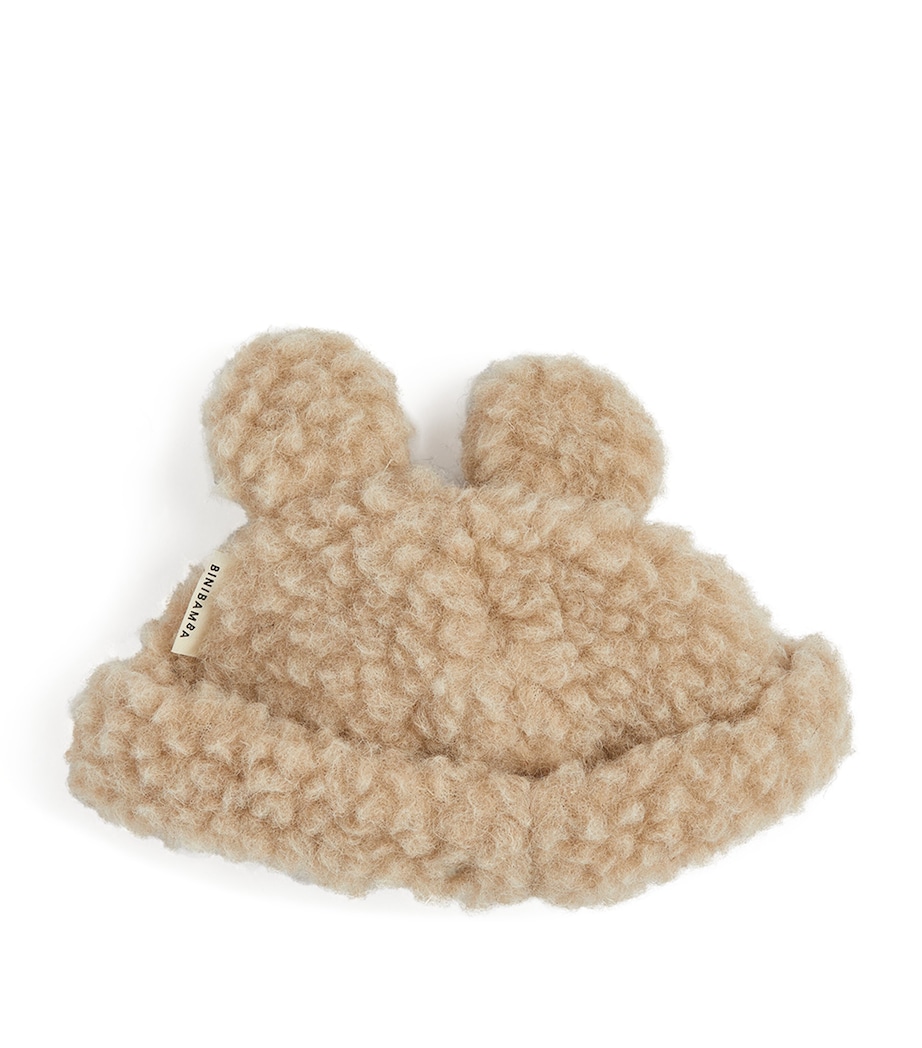 Merino Wool Teddy Hat PEANUT Image 1