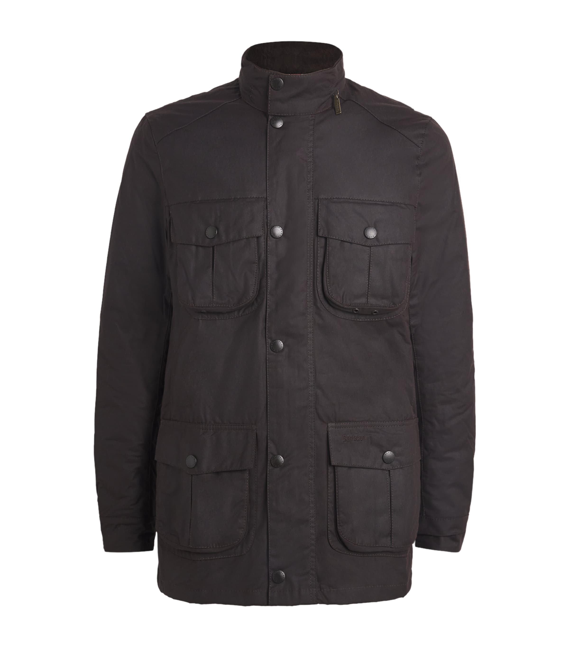 Barbour Waxed Cotton Corbridge Jacket In Gray