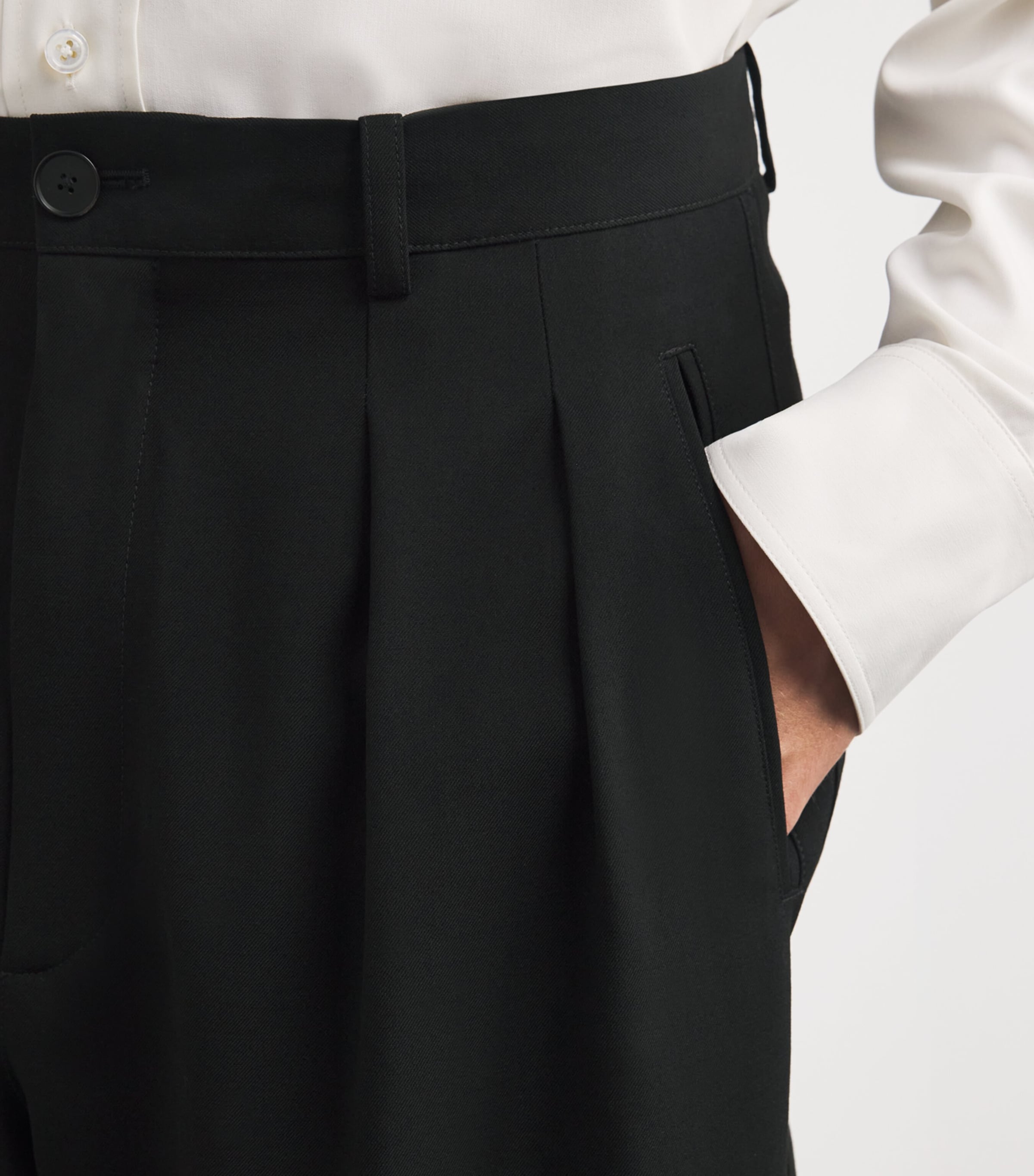 Corley Wool Trousers BLACK Image 5