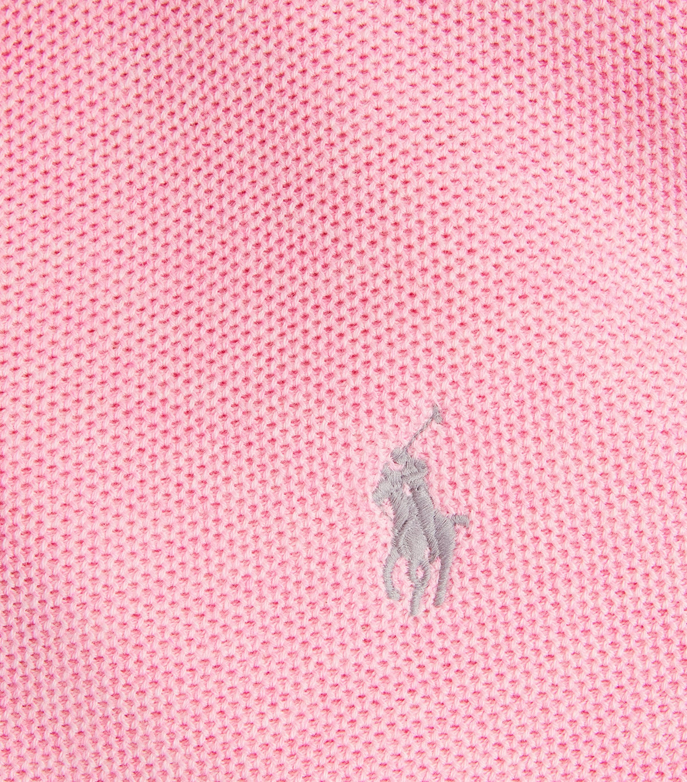 Cotton Half-Zip Sweater CRNTION PINK HEATHER Image 5