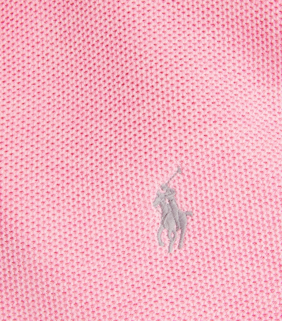 Cotton Half-Zip Sweater CRNTION PINK HEATHER Image 5