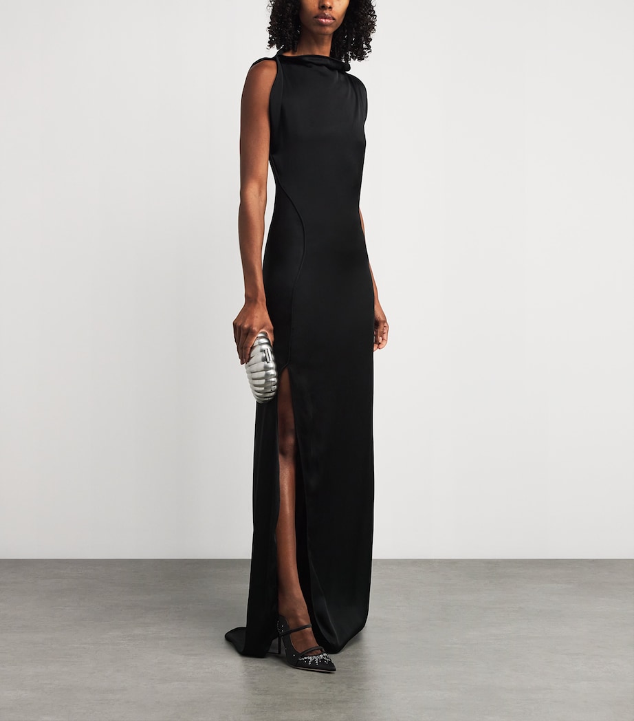 Crystal-Embellished Maureen Mules 100 BLACK Image 6