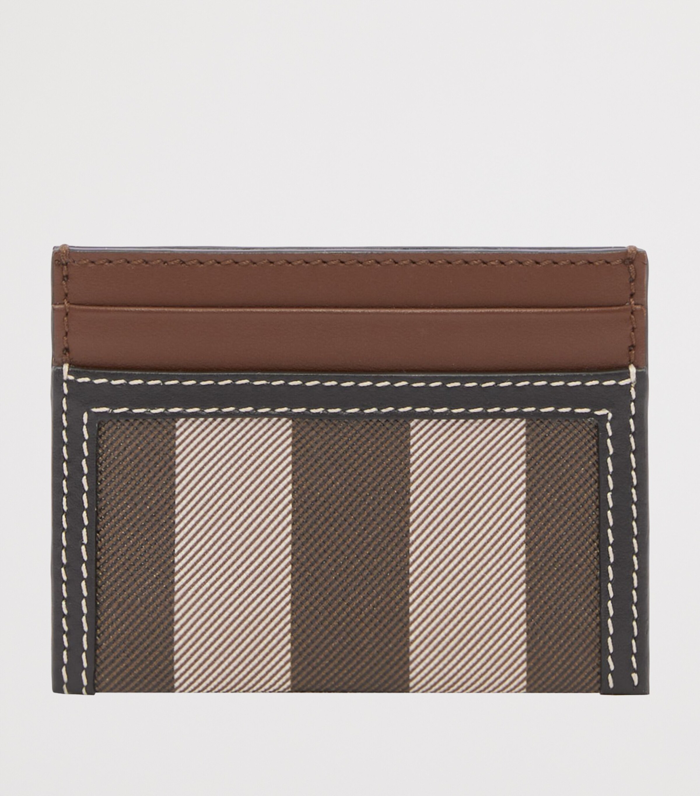 Check Card Holder DARK BIRCH BROWN Image 7