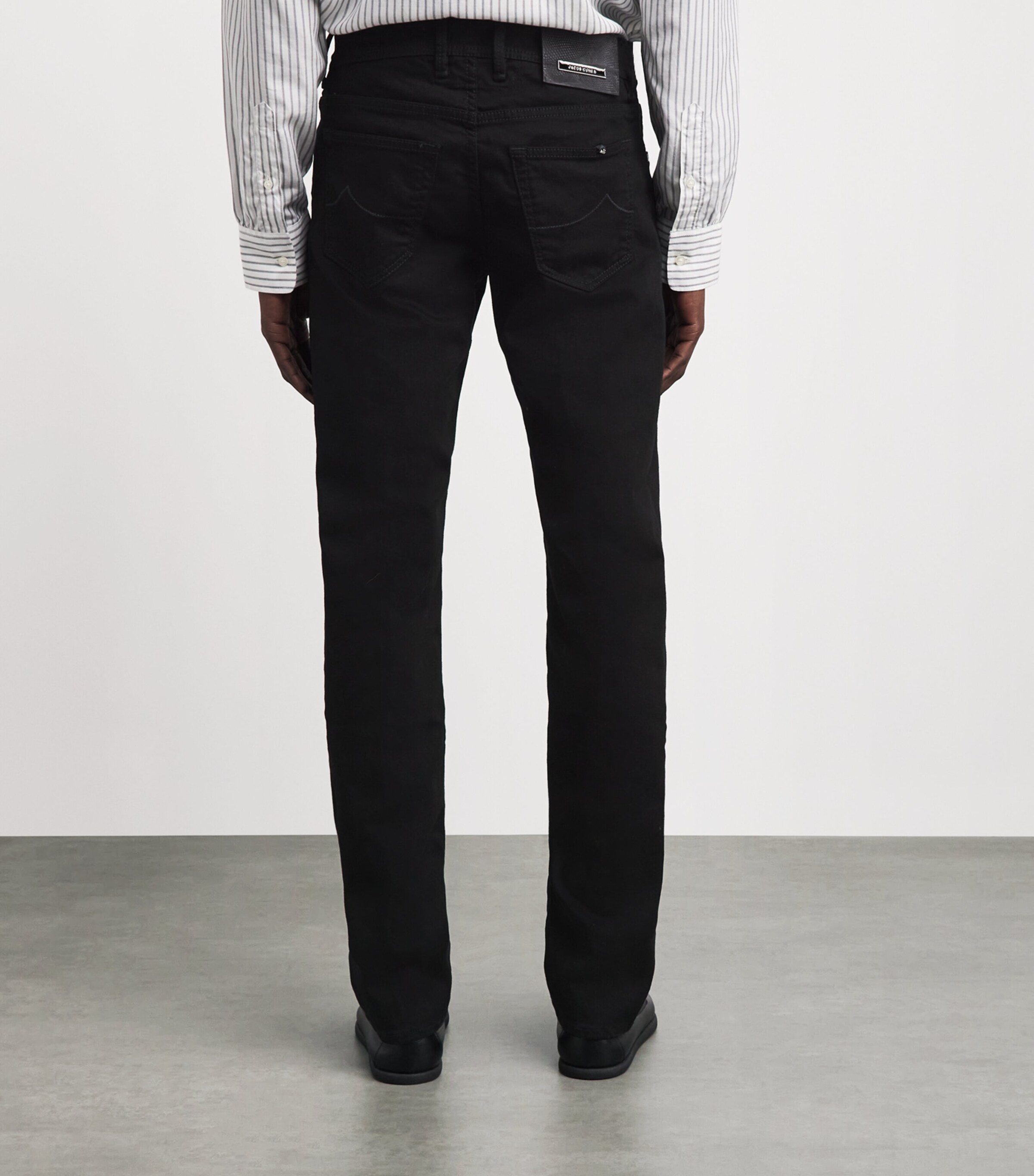 Jacob Cohën Mens Limited Edition Lizardskin-Patch Nick Slim Jeans Image 5