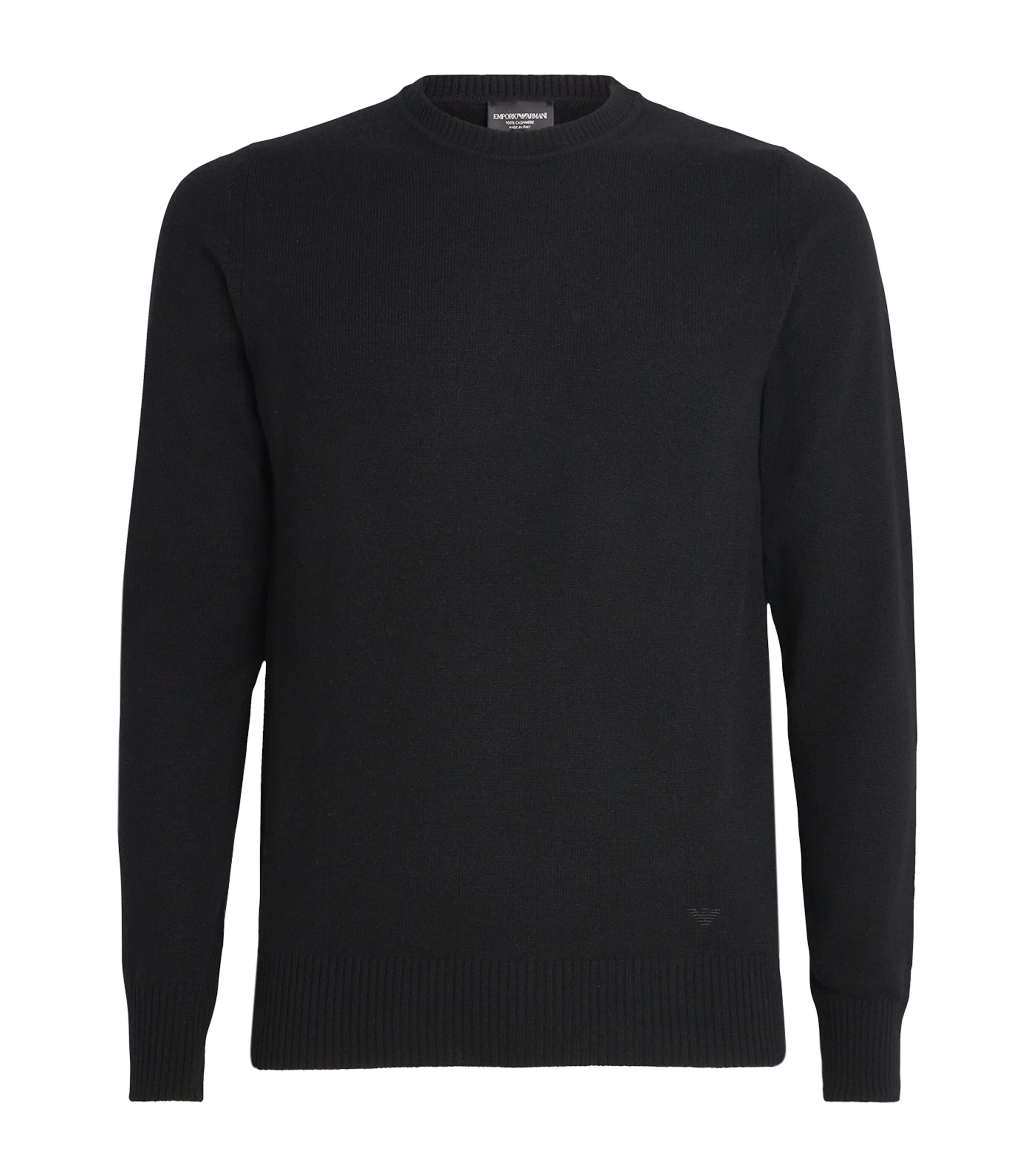 Emporio Armani Cashmere Sweater In Black