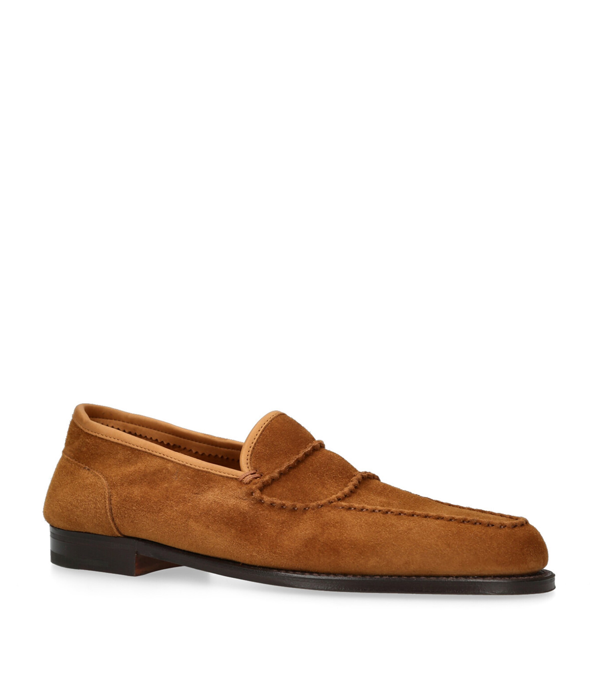 Suede Bath Loafers TAN Image 3