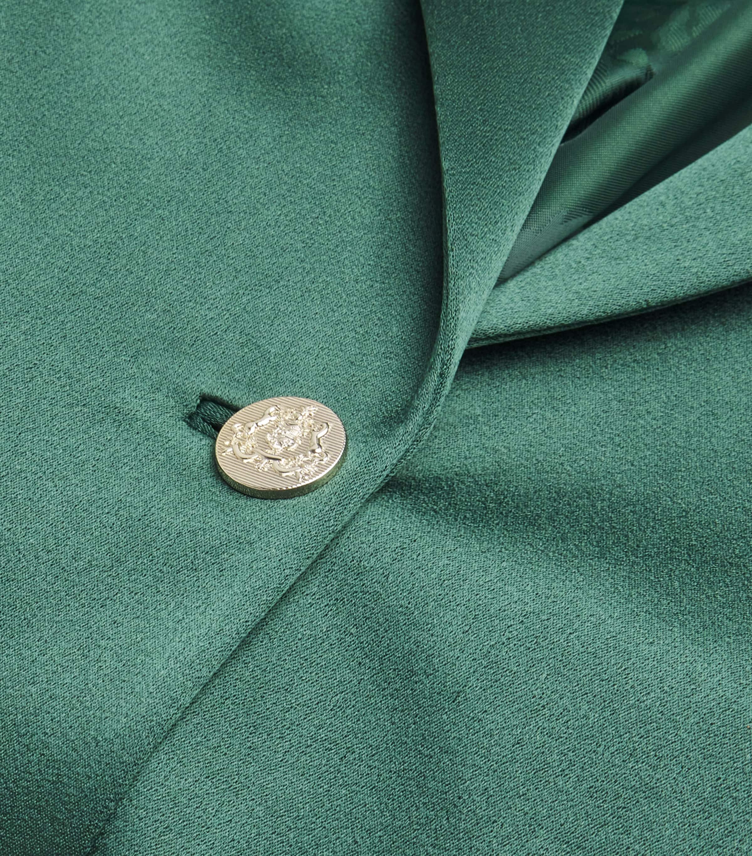 Satin Silas Blazer B345 GREEN MYSTIQUE Image 5