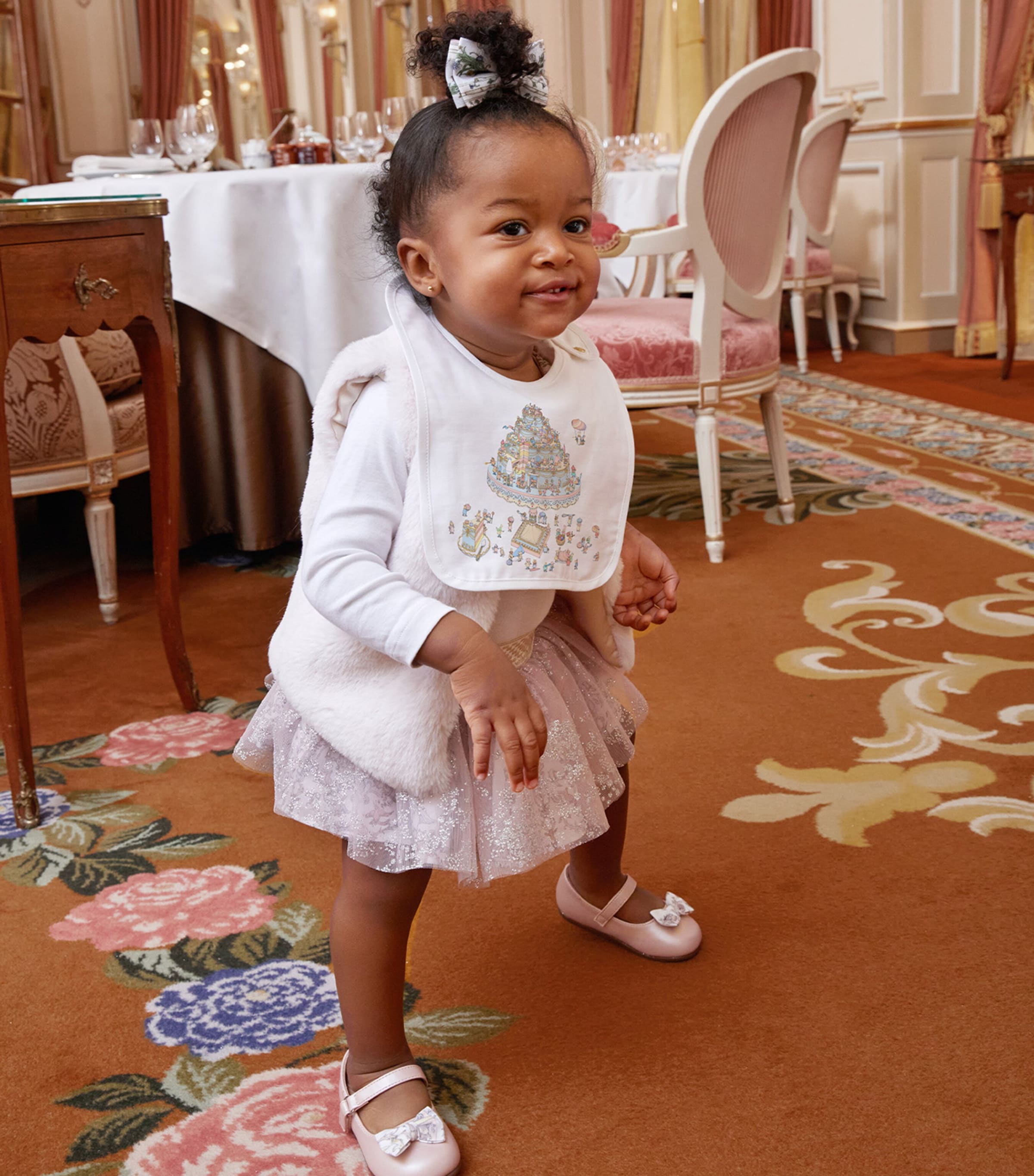Atelier Choux Organic Cotton Le Gâteau Bib (Newborn-3 Years) Image 2
