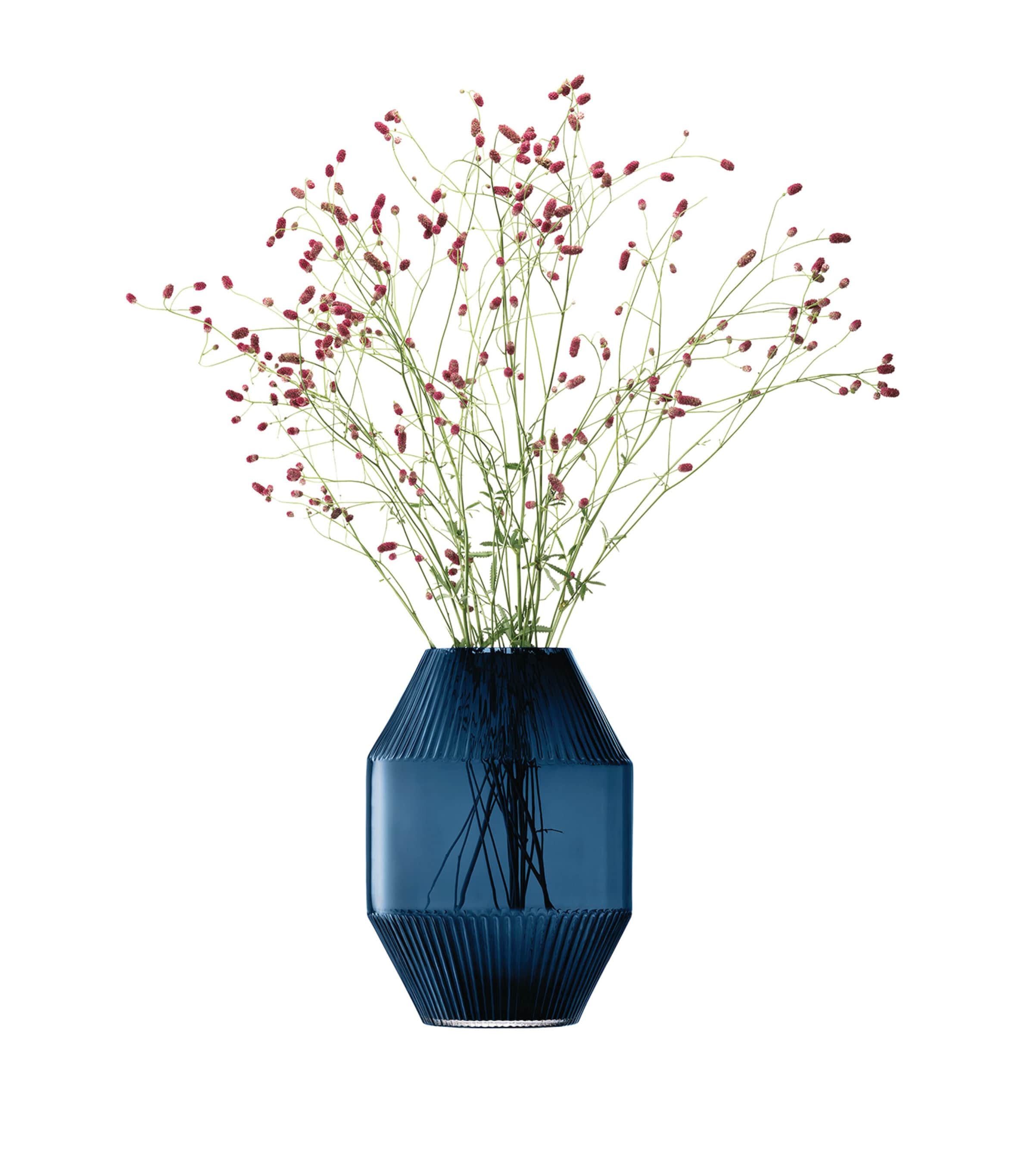 LSA INTERNATIONAL GLASS ROTUNDA VASE 