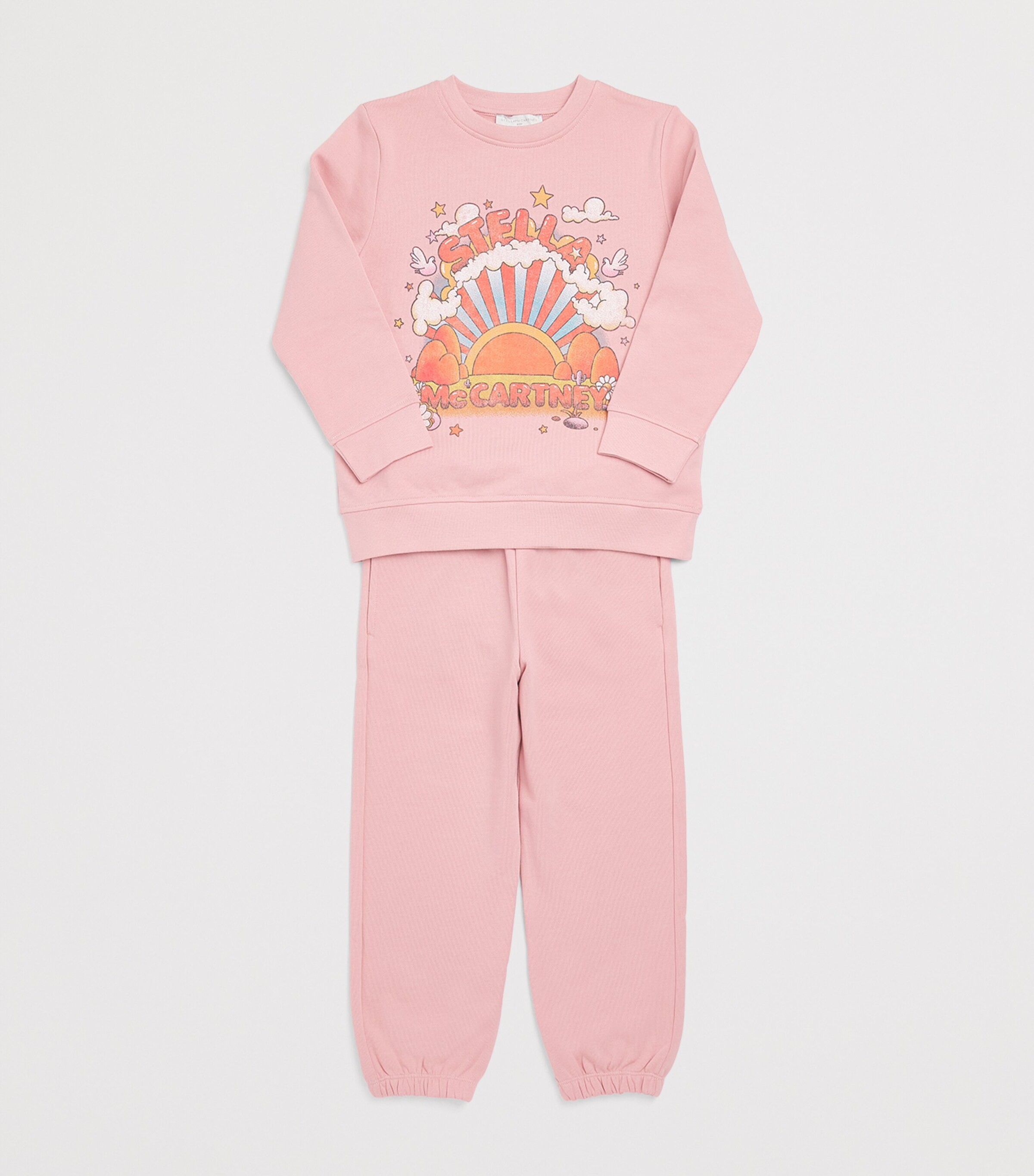 Stella McCartney Kids Cotton Logo Sweatshirt (2-14 Years) — photo 3