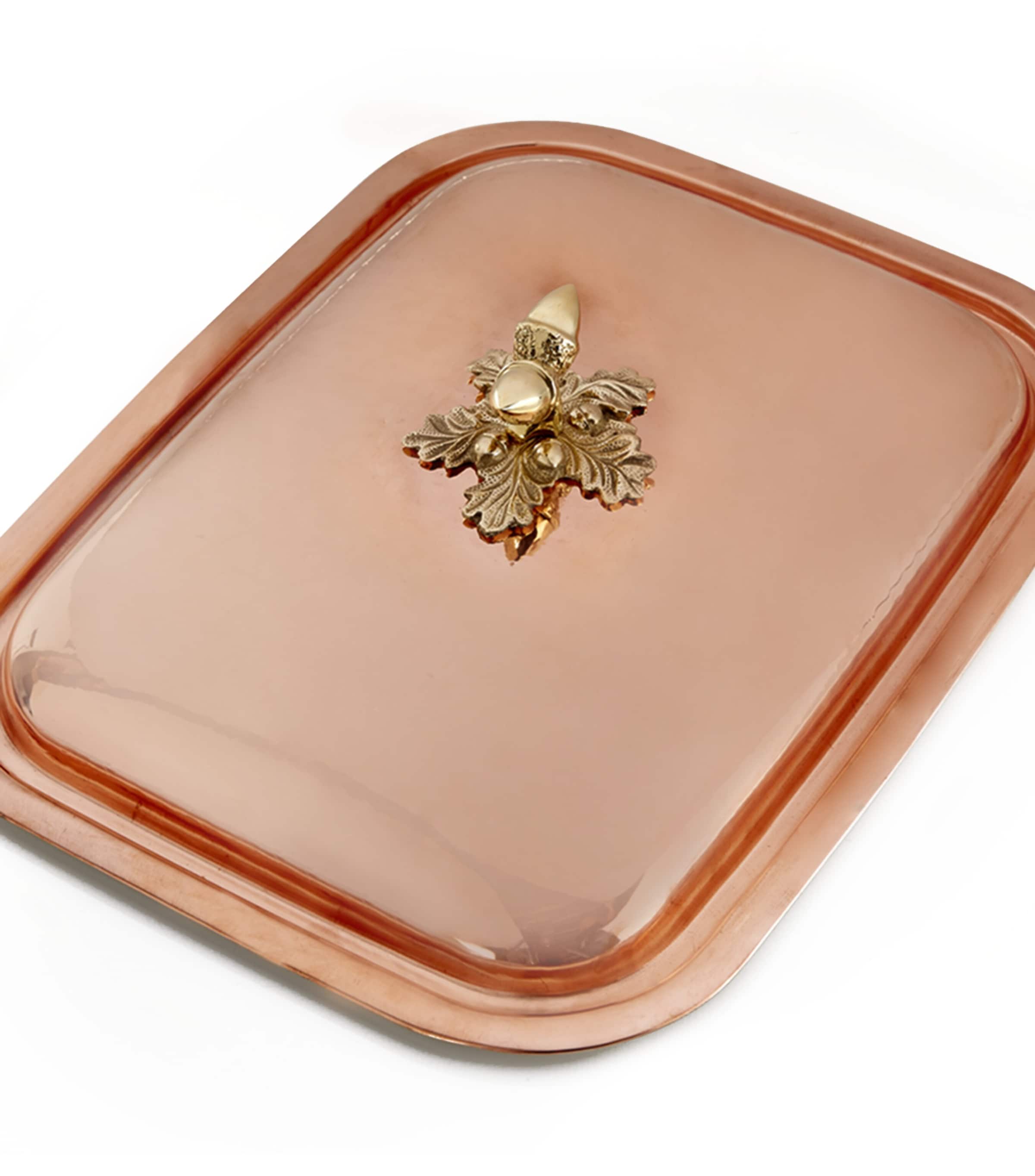 Historia Hammered Copper Oval Casserole (38cm) METALLIC Image 2