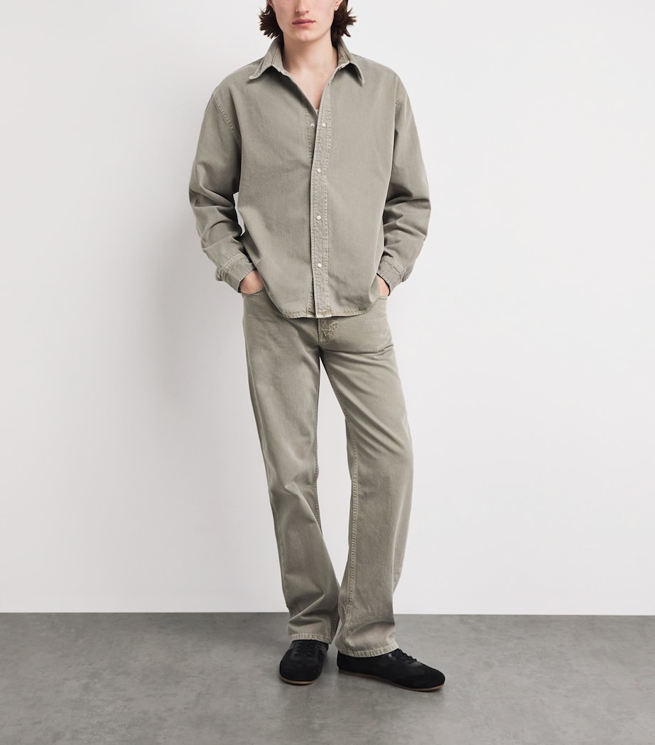 FRAME Mens Cotton-Blend Overshirt Smcl Image 2