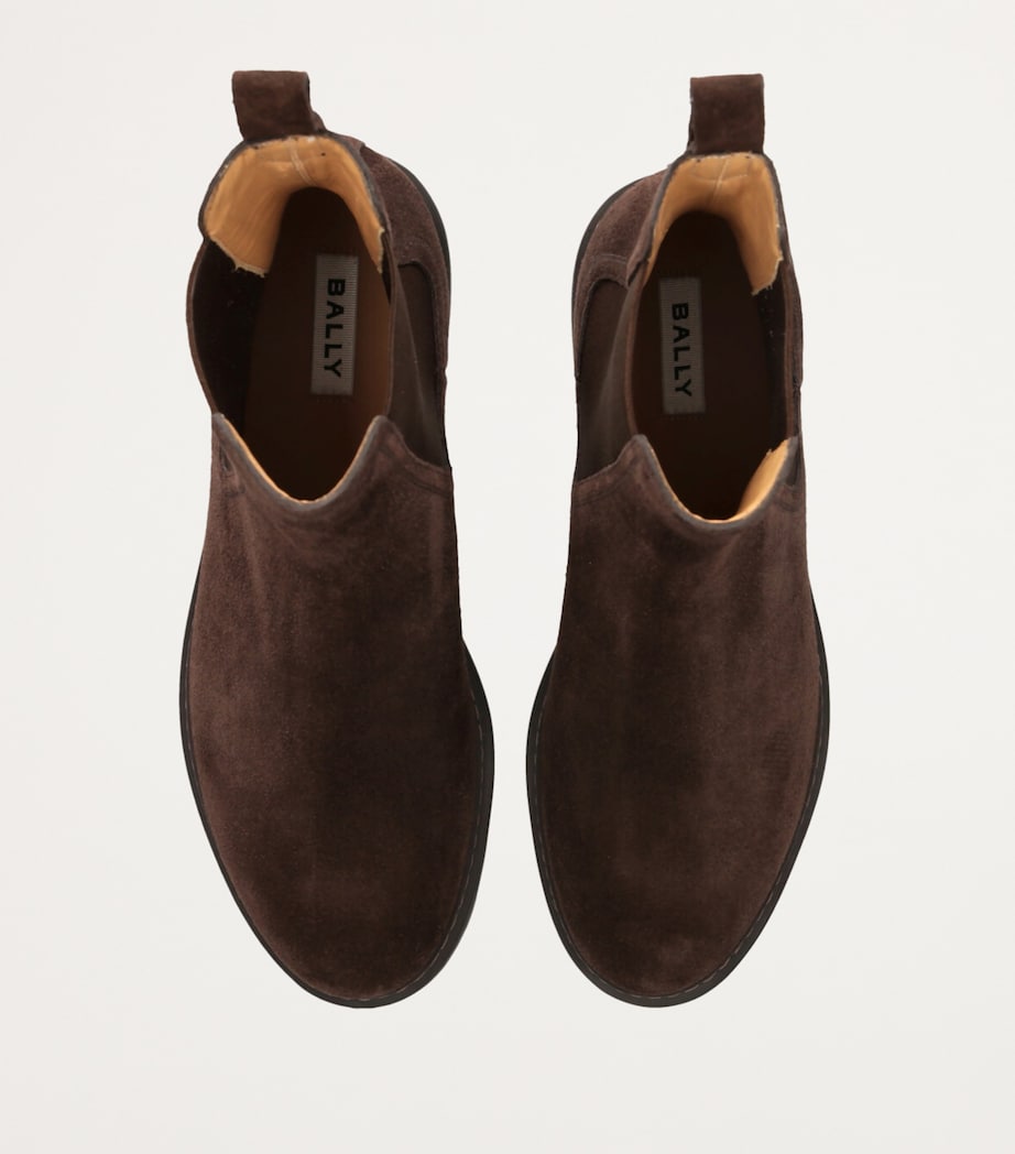 Suede Gevon Chelsea Boots BROWN Image 4
