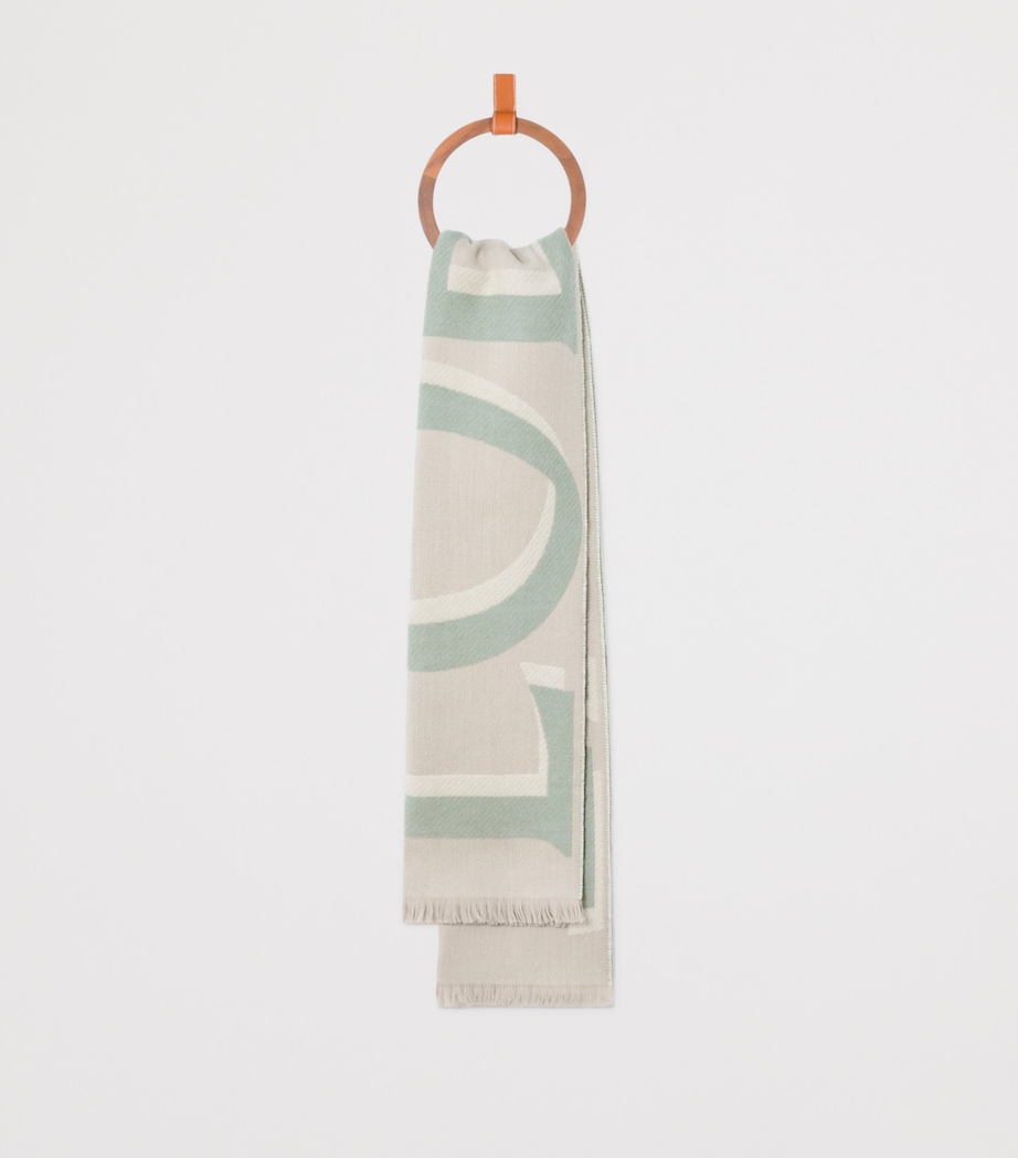 Cashmere-Wool Scarf LIGHT BEIGE Image 3