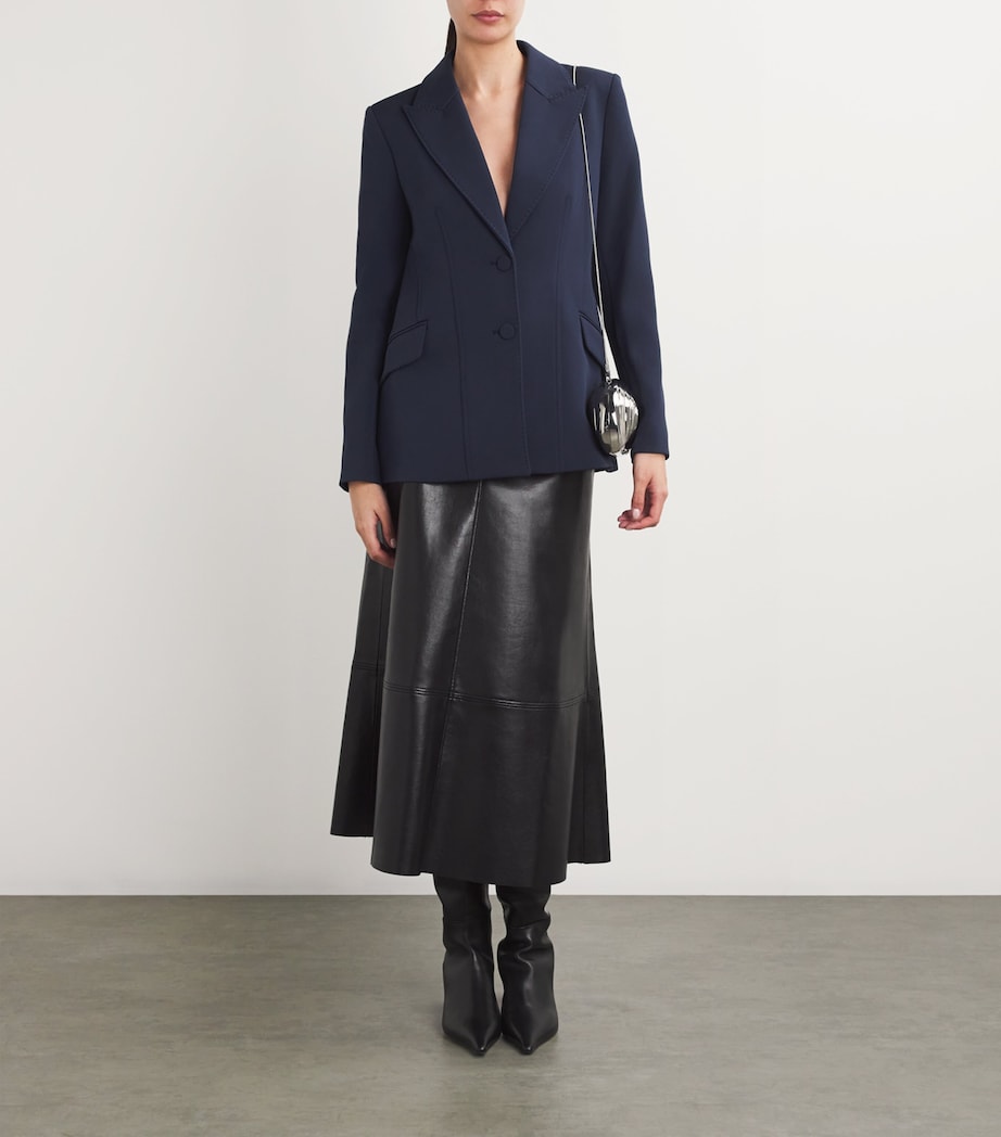 Simkhai Womens Maddix Blazer Midnight Image 2