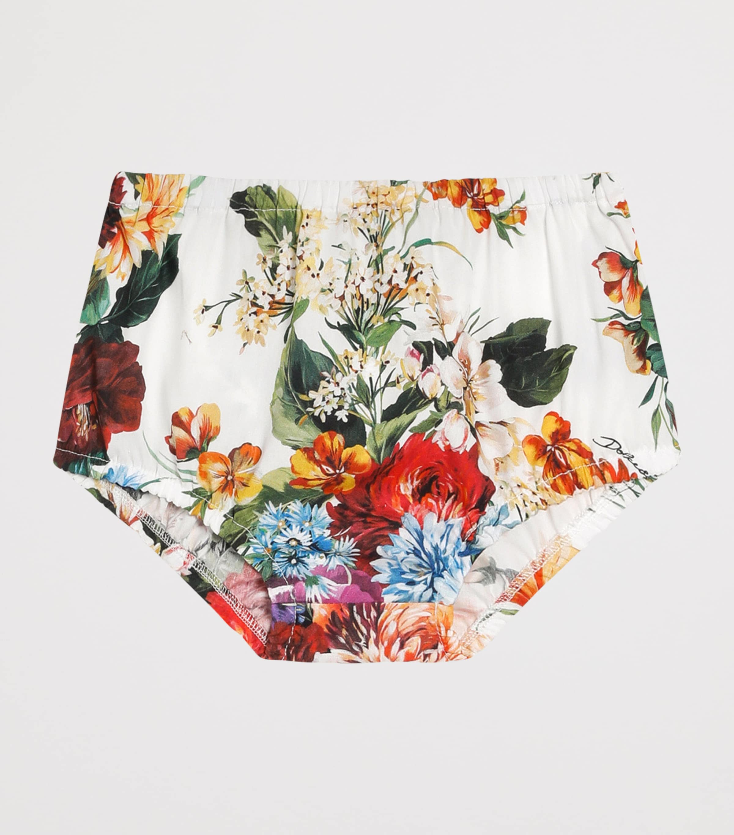 Cotton Skirt and Bloomers Set (3-36 Months) HA5PC-B.FIORI Image 3