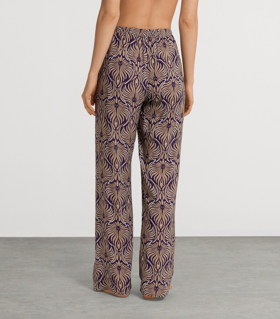 Damask Pyjama Trousers AMETHYST DAMASK Image 4